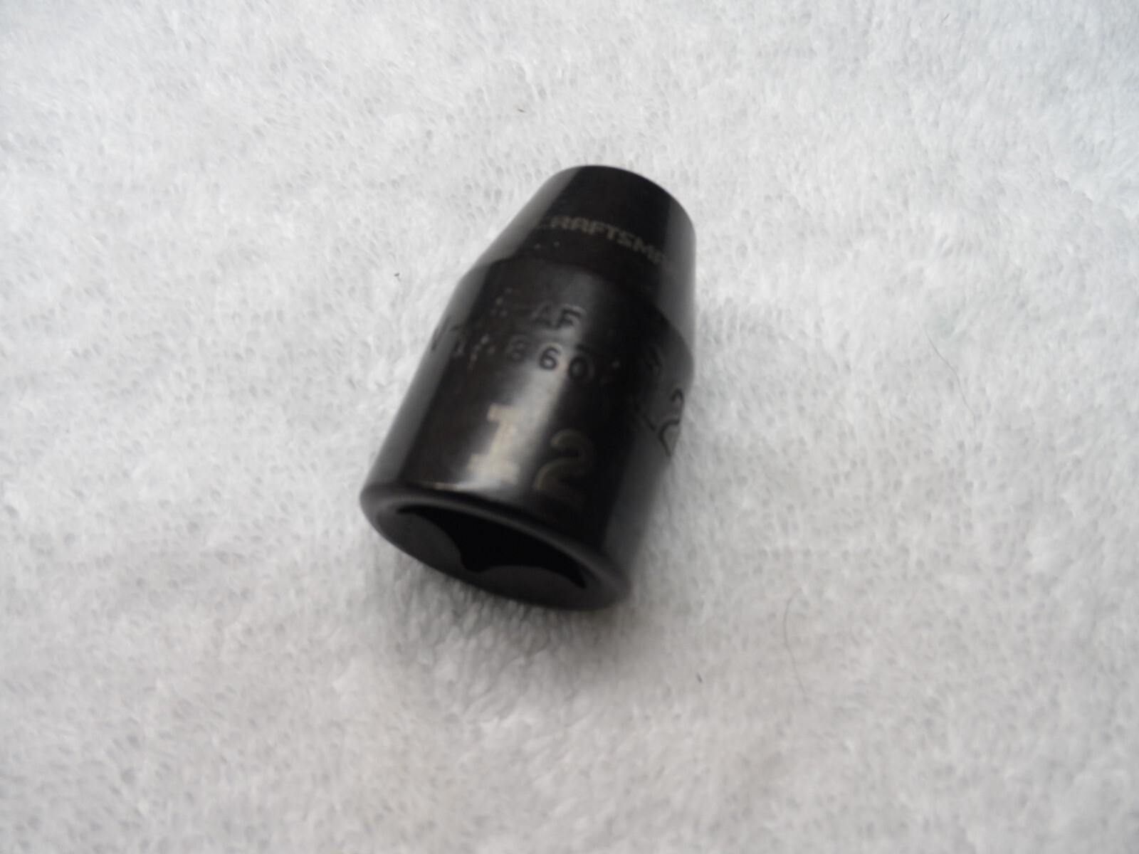 Craftsman 1/2″ Drive Impact Metric MM Shallow Socket, 12 mm Part # 15860 (loose)