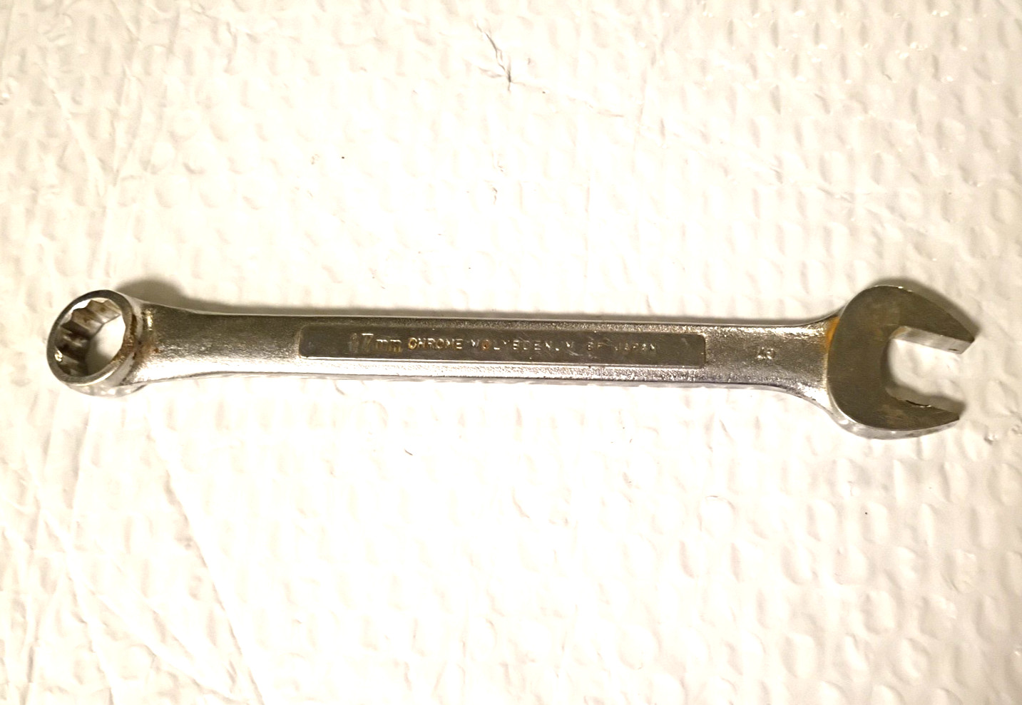 CRAFTSMAN TOOLS 17MM. COMBINATION WRENCH, 8.6″ LONG, 12 POINT *JAPAN MADE*