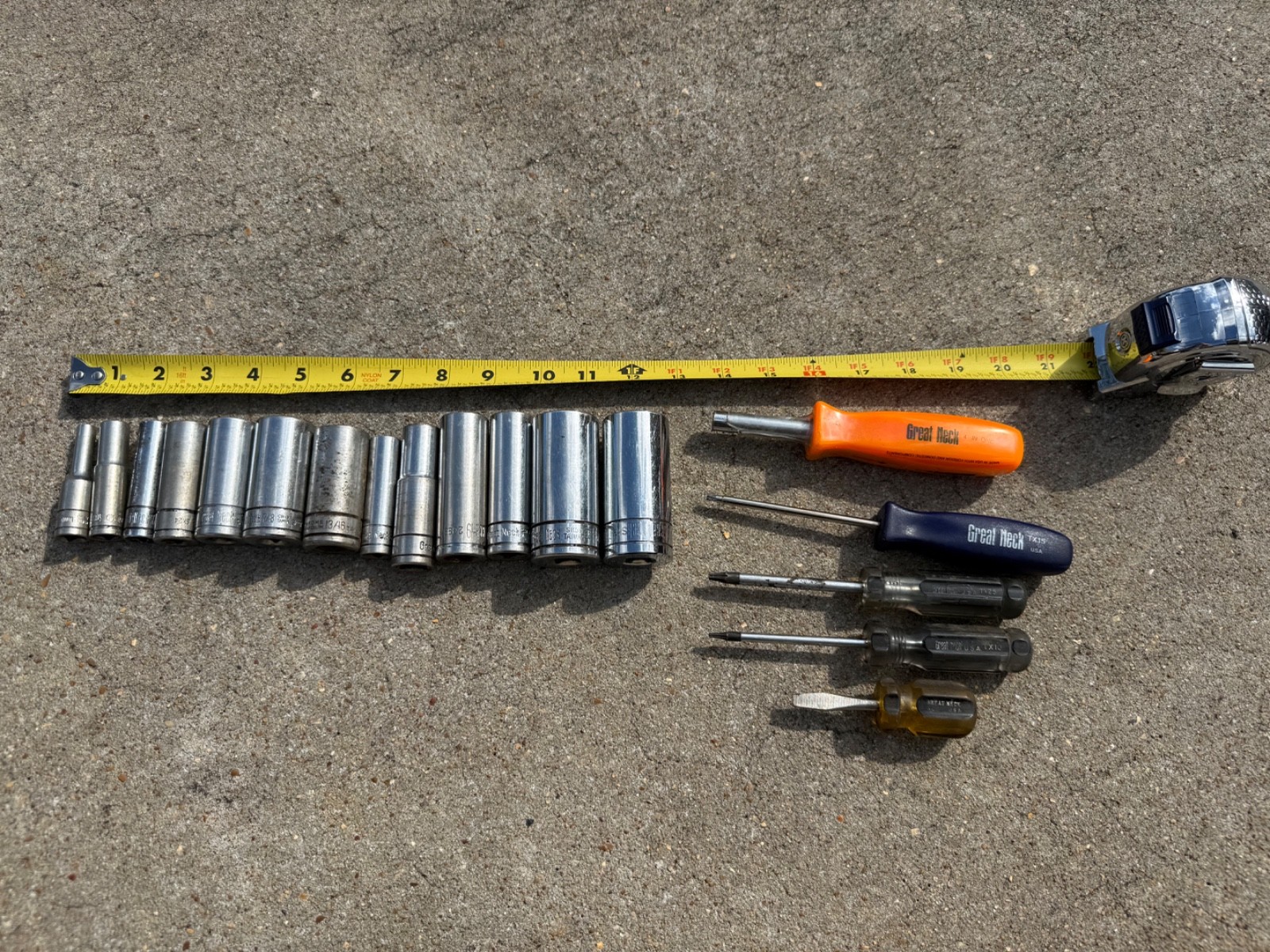 Great Neck sockets and other tools