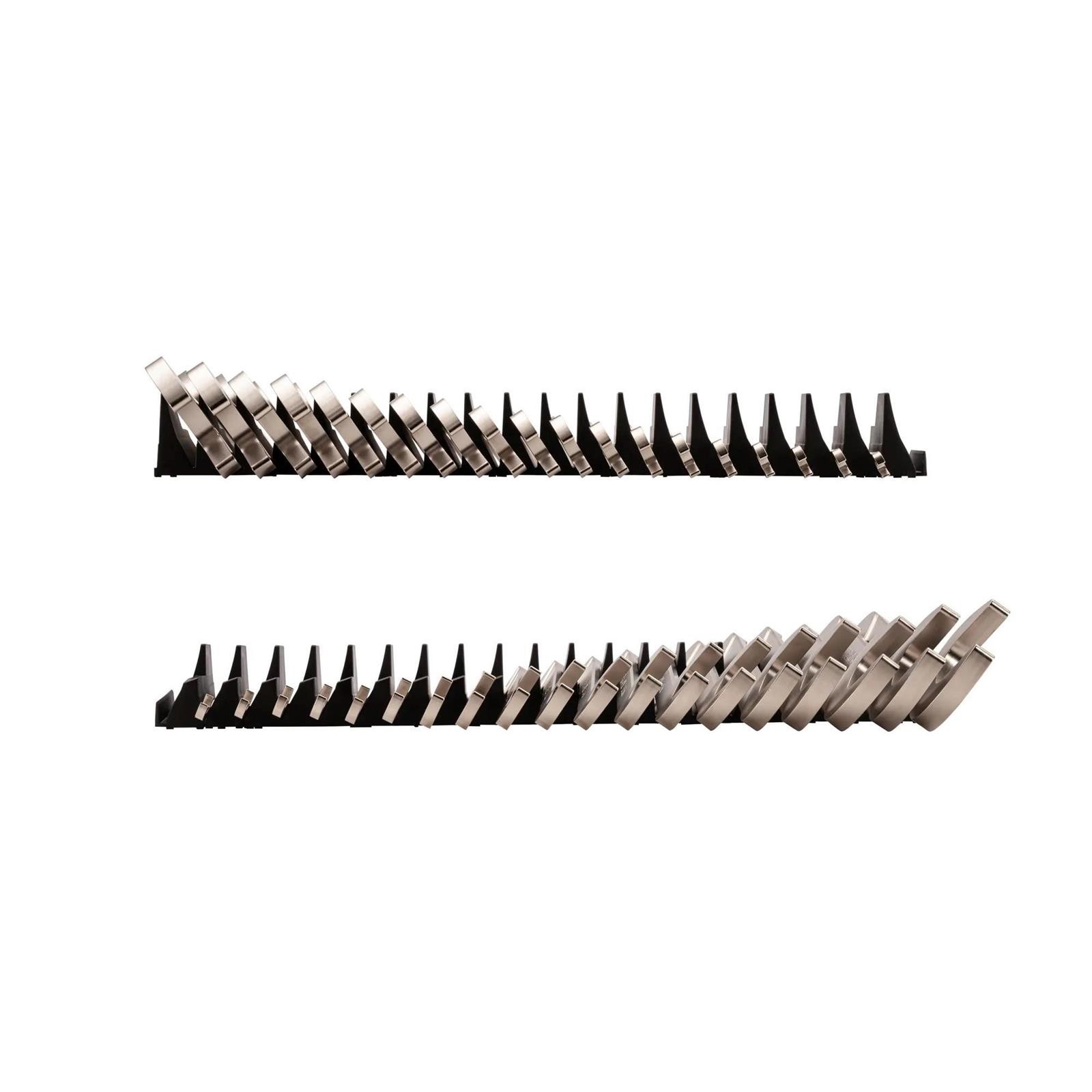 Tekton WAE91503 19 Piece Angle Head Open End Wrenches W/Organizer