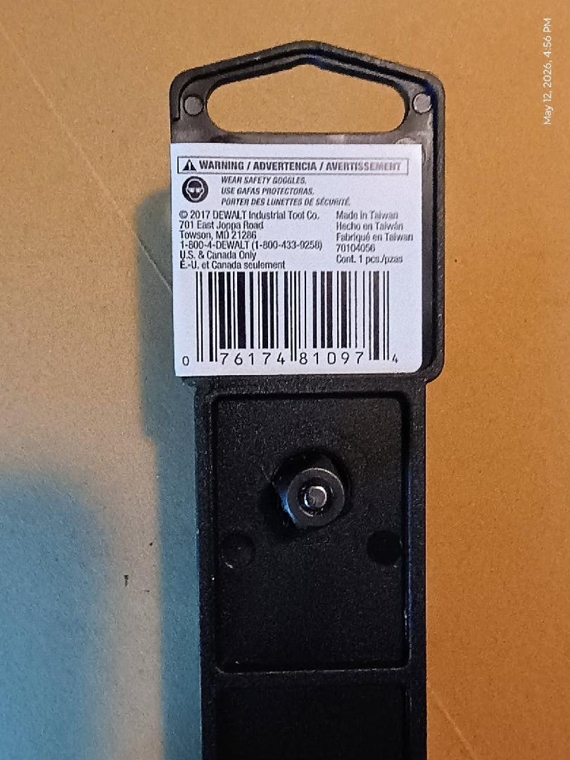 DEWALT quick release 3/flinch drive rachet model DWMT81097