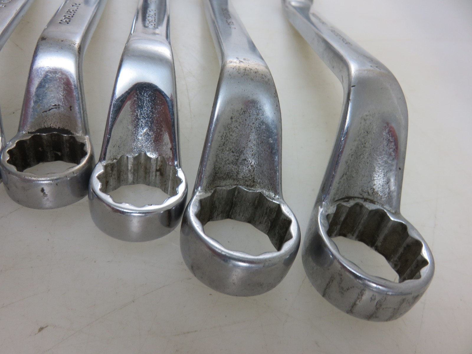 Snap-On XSO SHORT 60° Offset Box End Wrench 7pc Set 5/16″-13/16″ Vintage