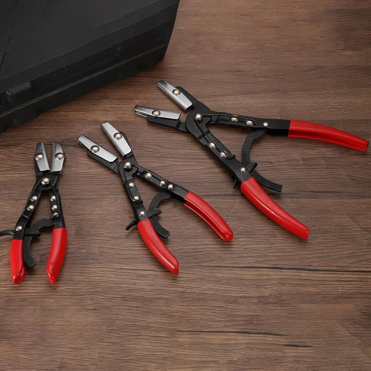 Hose Pinch Off Pliers 8″ Carbon Steel Automatic Locking Ratcheting