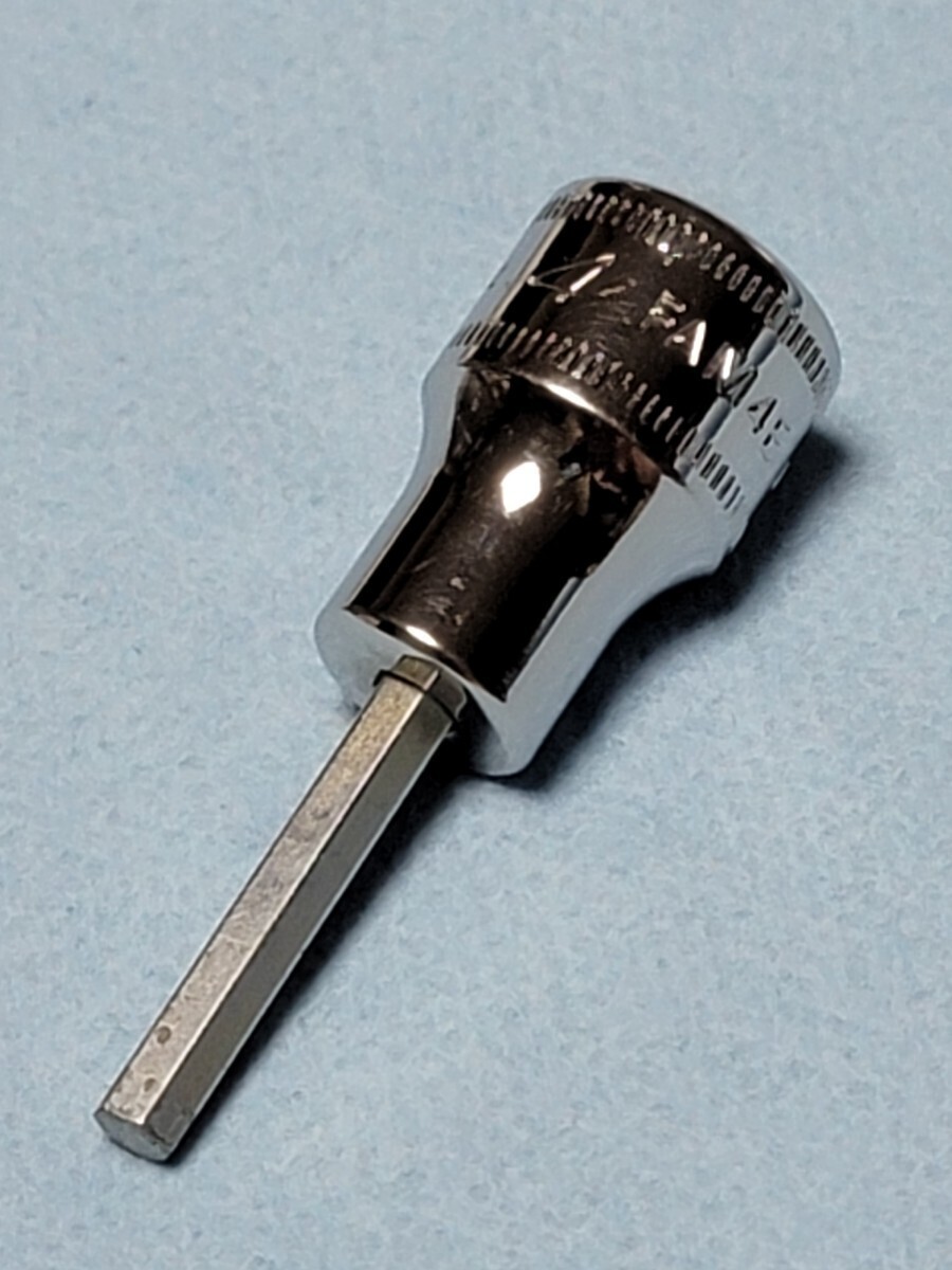 Snap-on FAM4E 3/8″ Drive Metric 4 mm Standard Hex Bit Socket Driver