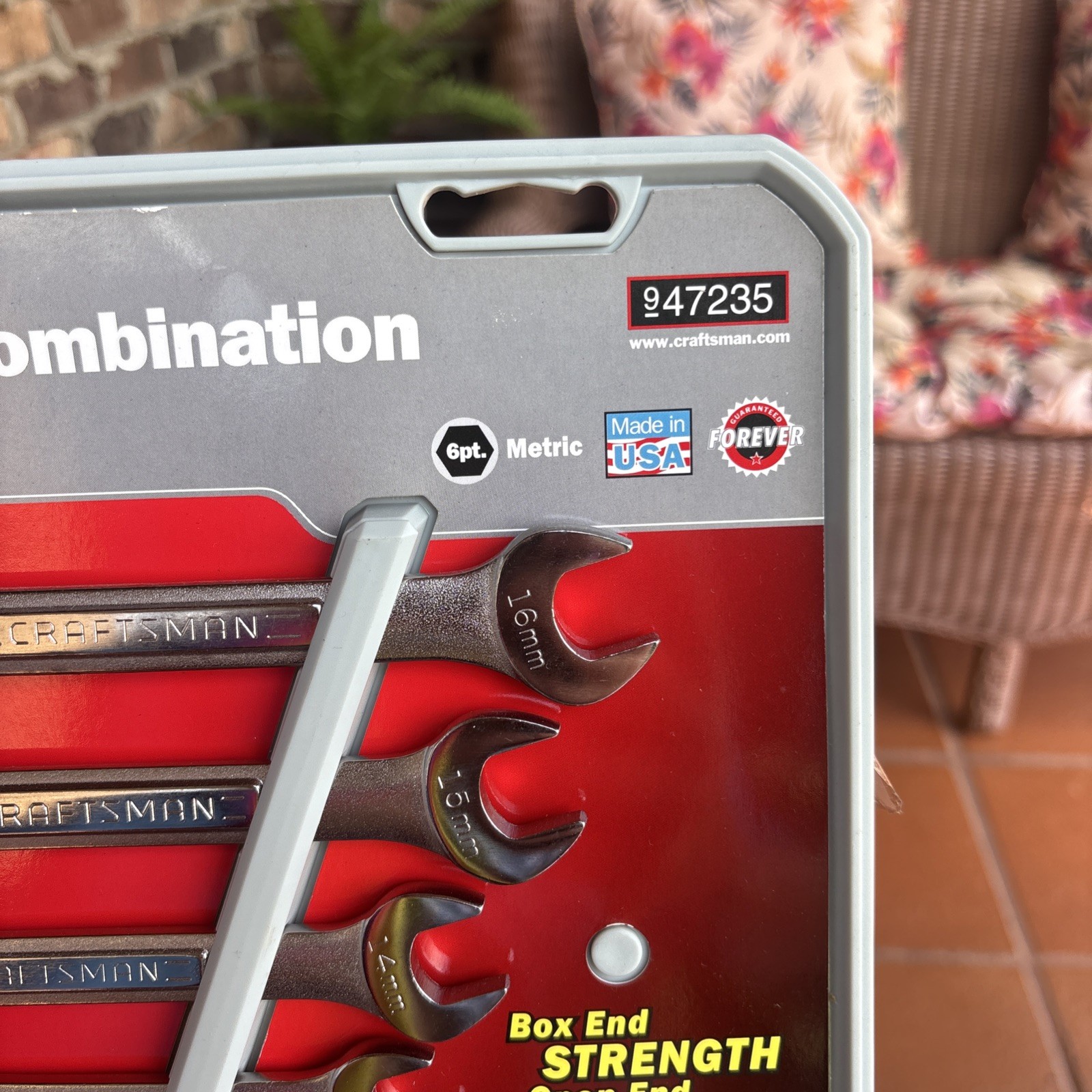 SEARS Craftsman 6 Point Metric Combination 9pc Wrench Set 47235 USA FOREVER