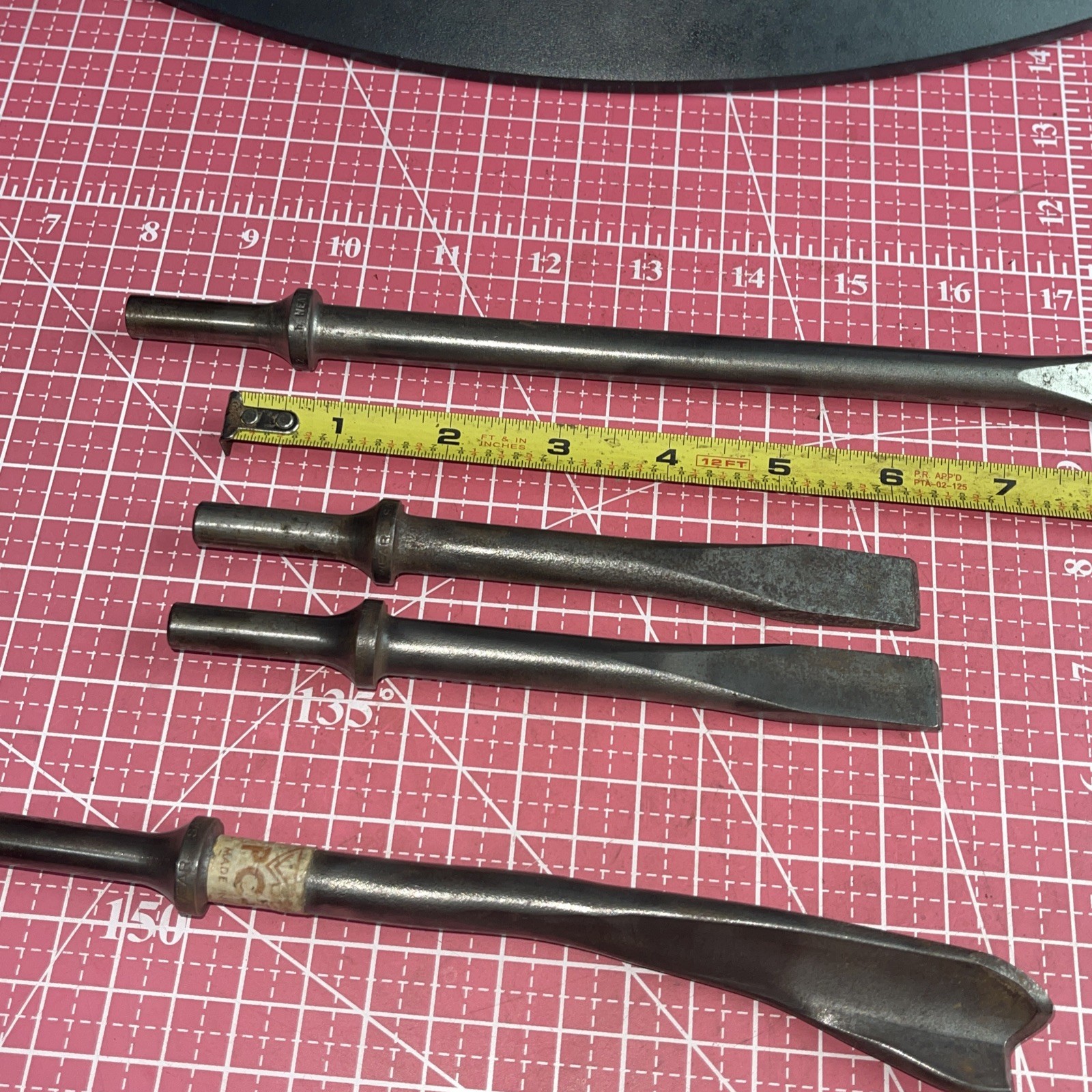 Vulcan By Williams USA 4 Piece Pneumatic Air Hammer Bit Chisel Breaker Cutter