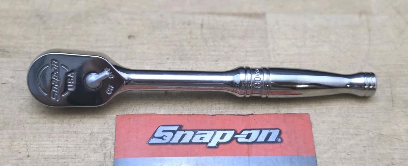 New Snap On F80 – 3/8″ Drive Dual 80 Technology Standard Handle Ratchet