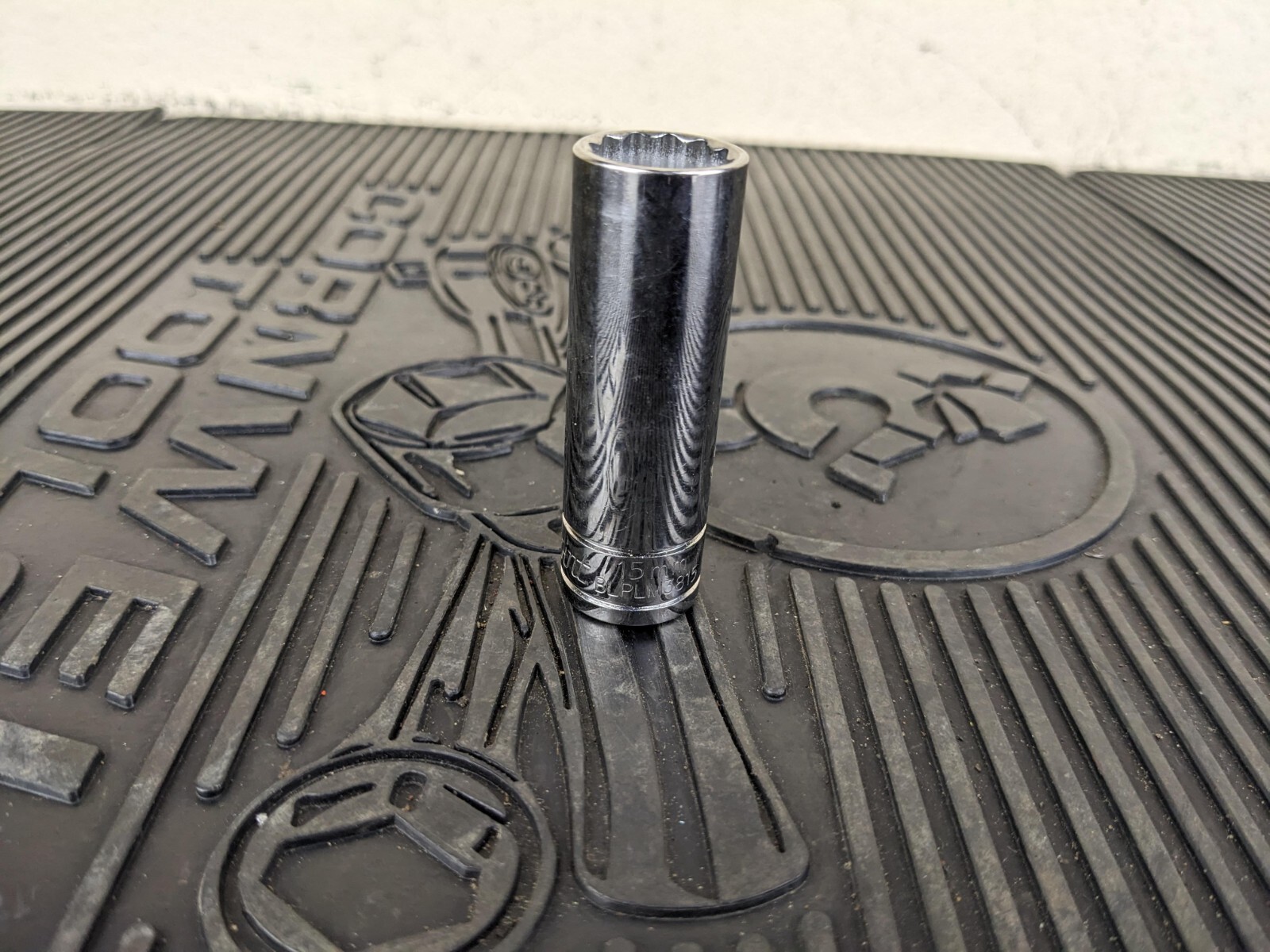 #bh086 Blue Point NEW 3/8″ Drive 15mm Deep 12 Point Socket BLPLM3815