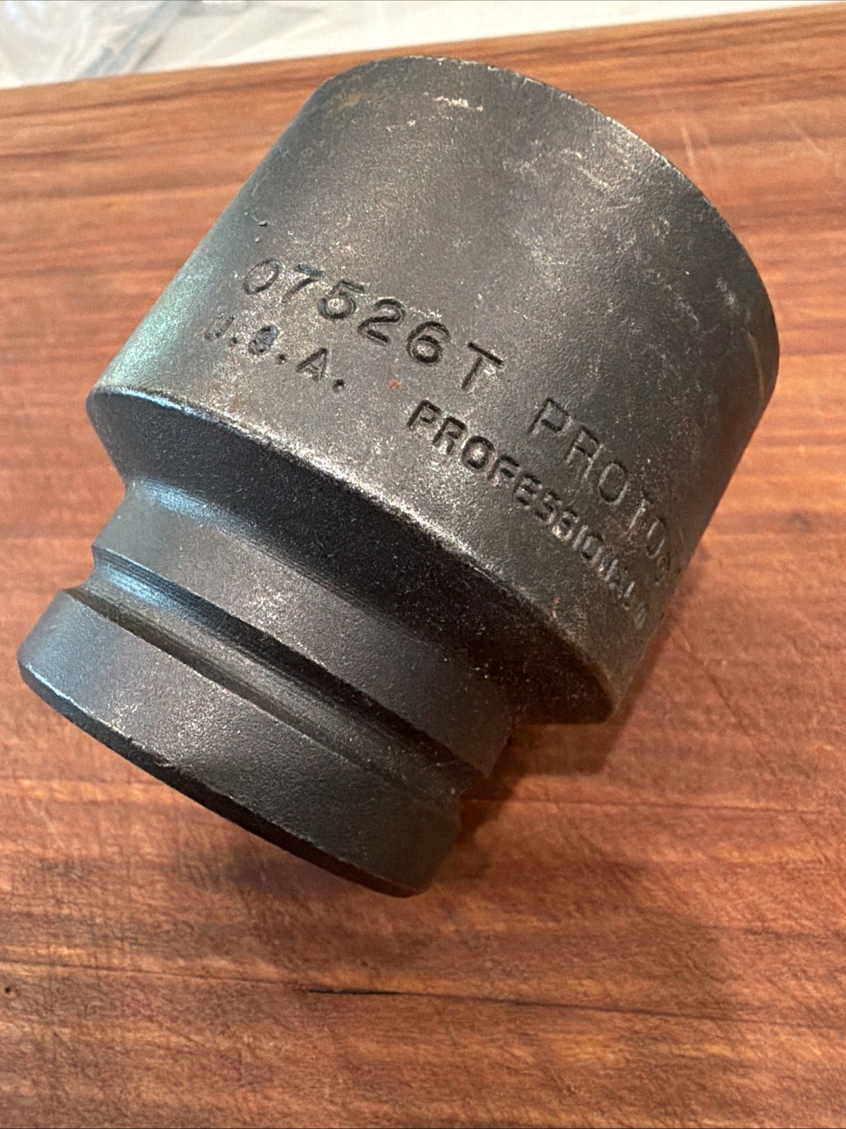Proto 07526T: 3/4″ Drive 12-Point 1-5/8″ Standard Impact Socket – Black