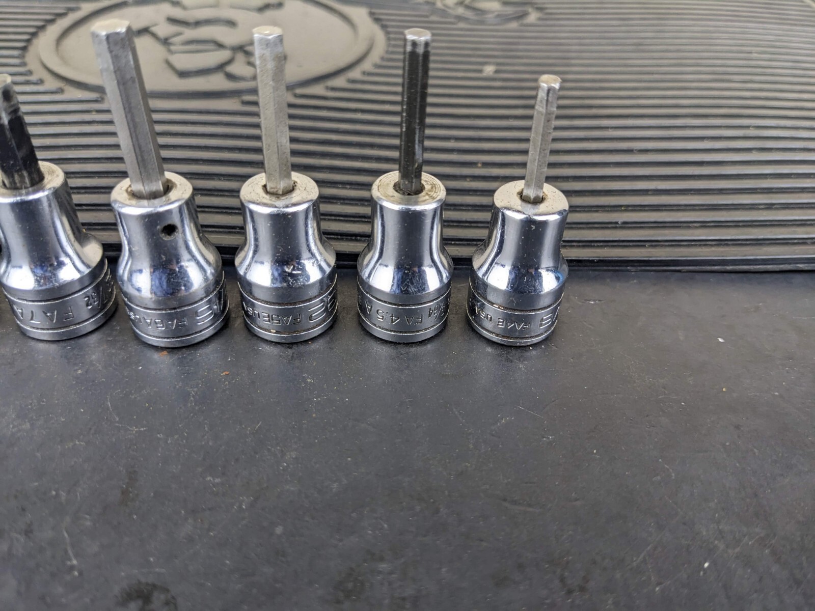 #az201 Snap On 3/8″ Drive Standard Hex Bit Socket Driver Set 208EFAY 1/8 to 3/8″