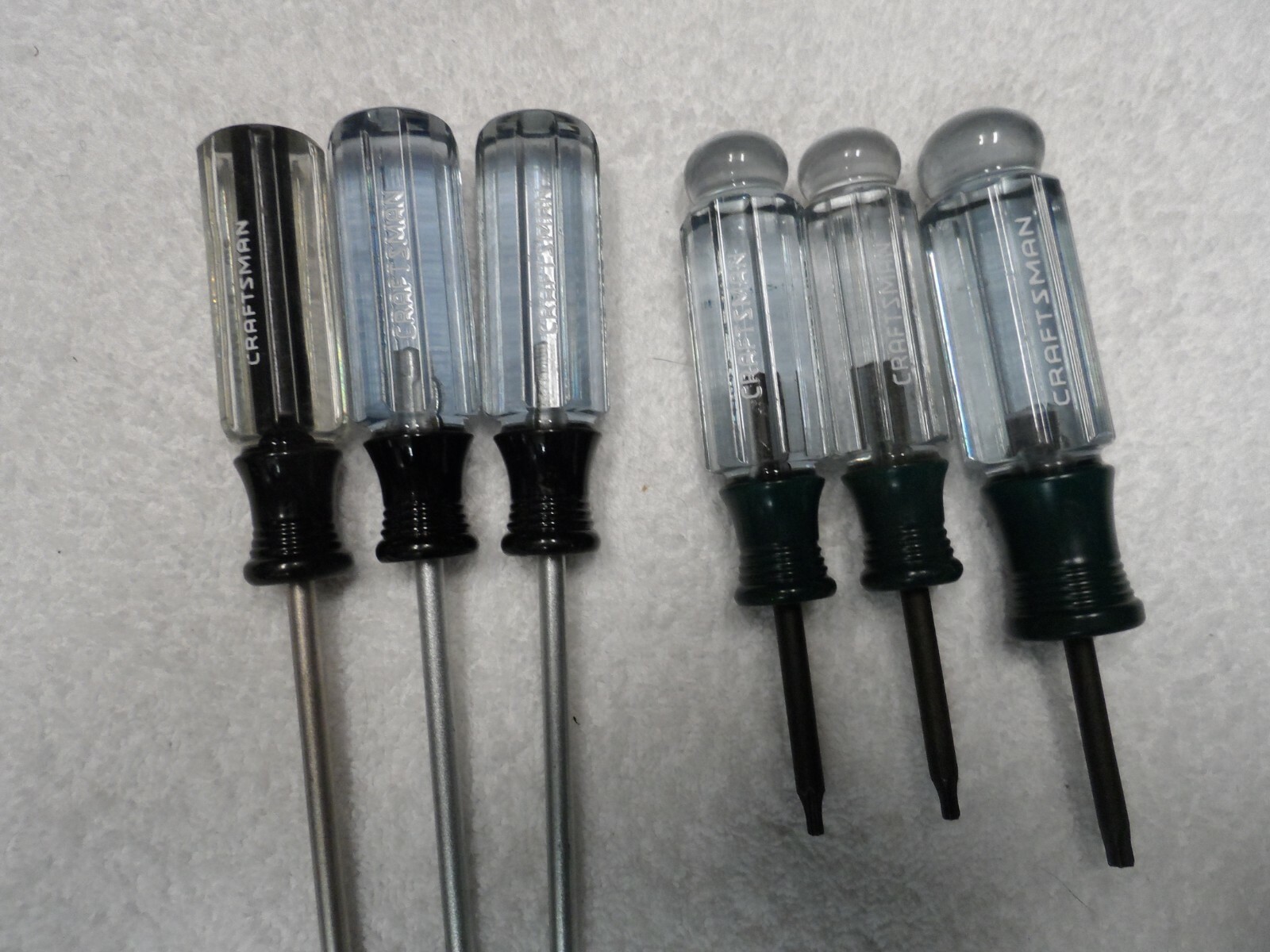 Craftsman Torx & Stubby Screwdriver Set, made USA (T10, T15, T20, T25) – 6 pcs