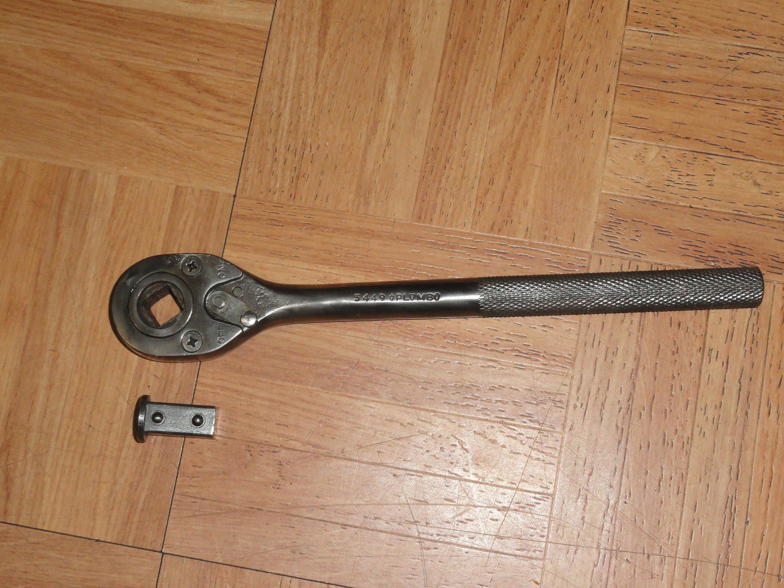 Rare Vintage Plomb 5449 1/2-Drive Ratchet W/Original Plug