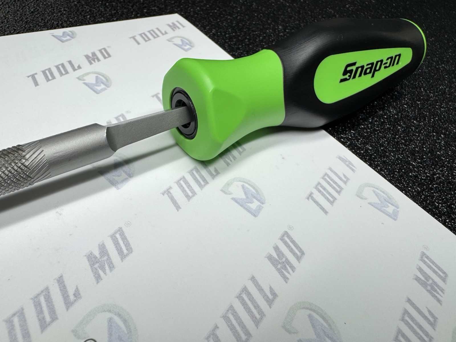 Snap-on Tools NEW GREEN Soft Grip Round 10” Blade Length File SGHF615B 10R