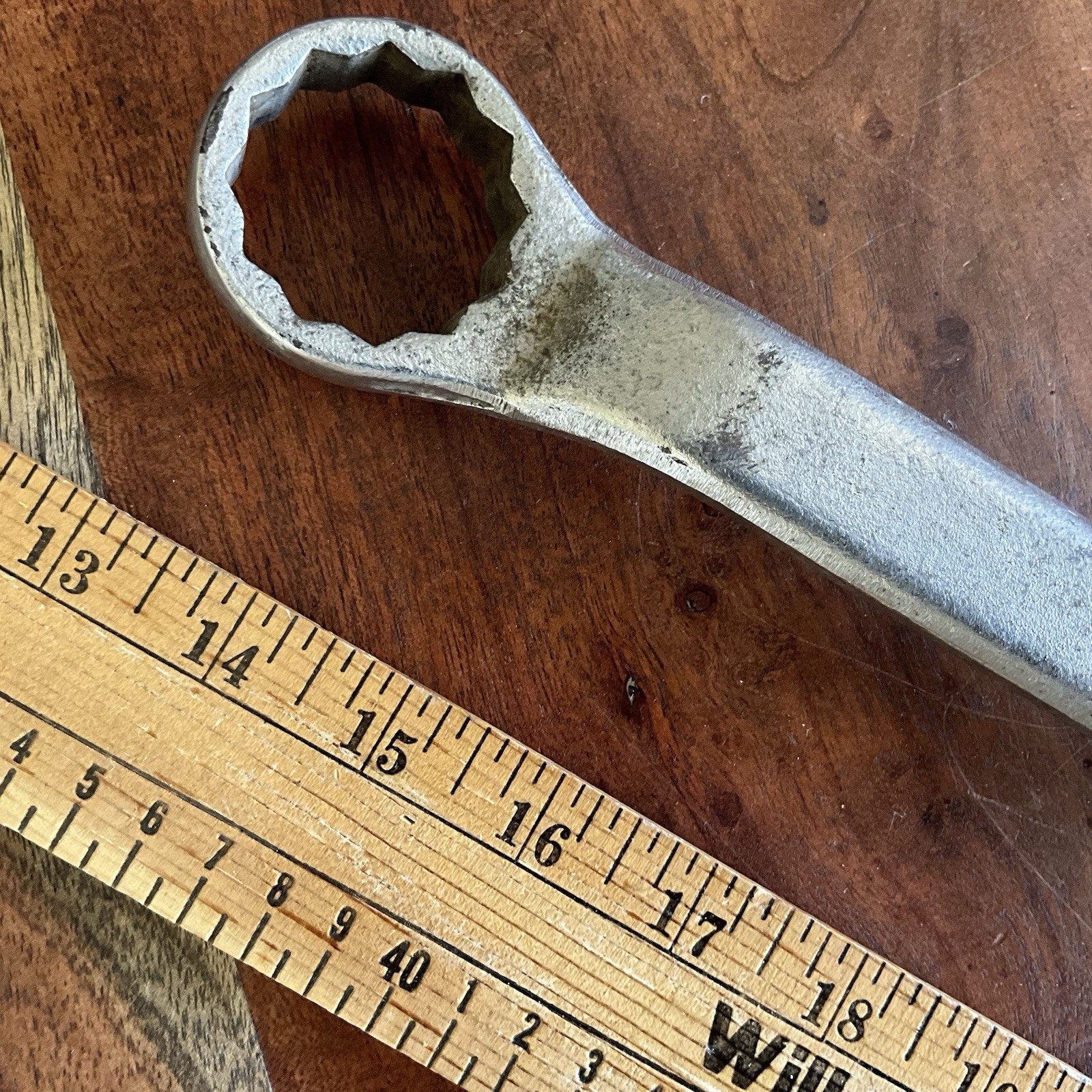 Vintage Fairmount Tools 12 Point Double Box End Wrench 1-3/8 x 1-1/4 Made in USA