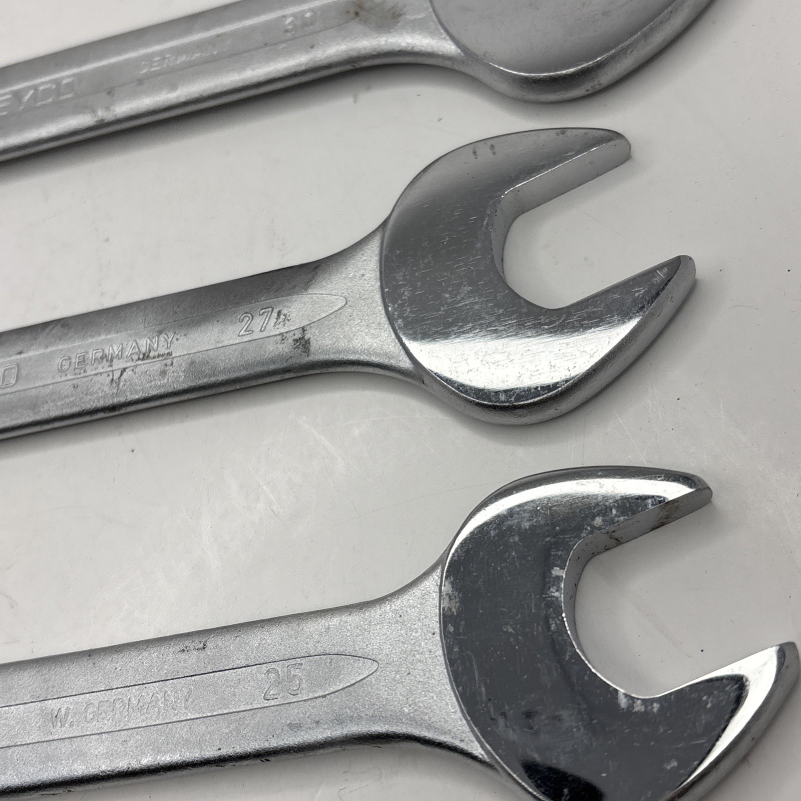 Heyco 350 Metric Open End Wrench Set 6 Pcs 13×17 16×18 24×26 25×28 27×30 30x32mm