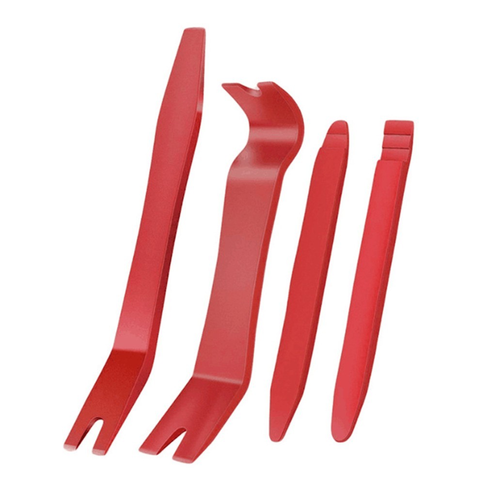 Disassembly Tool Pry Tool Plastic Metal Red Set Trim Removal Auto Parts