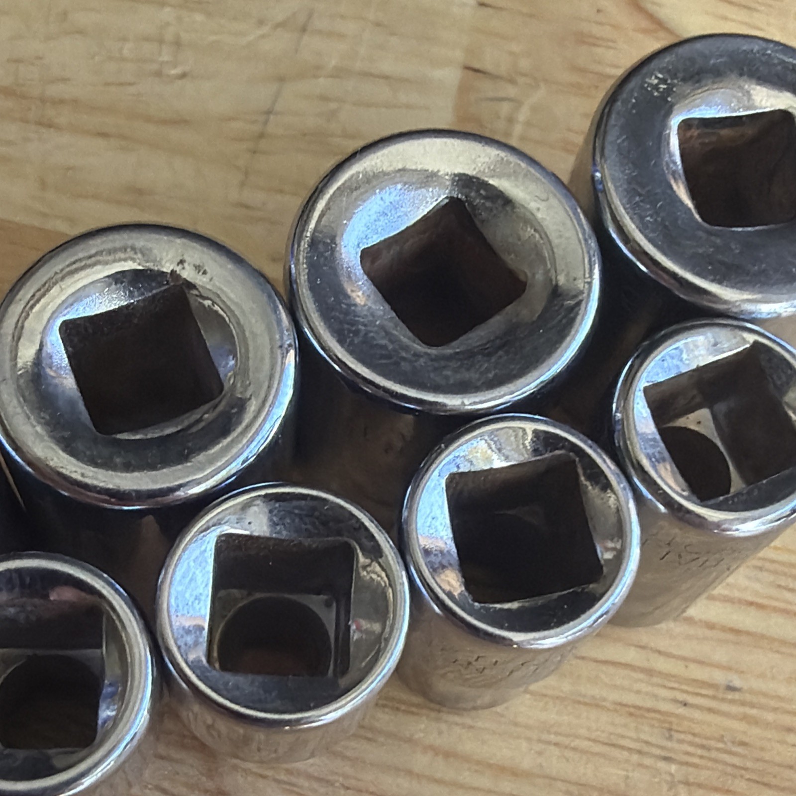 Challenger by Proto Tools Metric Shallow Socket Set 1/4″ Drive 4mm to 13mm USA
