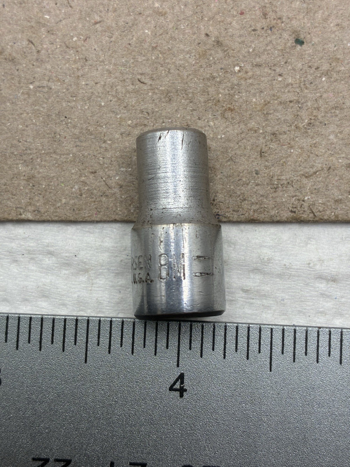 THORSEN 1/4″ SOCKET, 8M, 6 POINT, 1/4″ DRIVE, USA Vintage