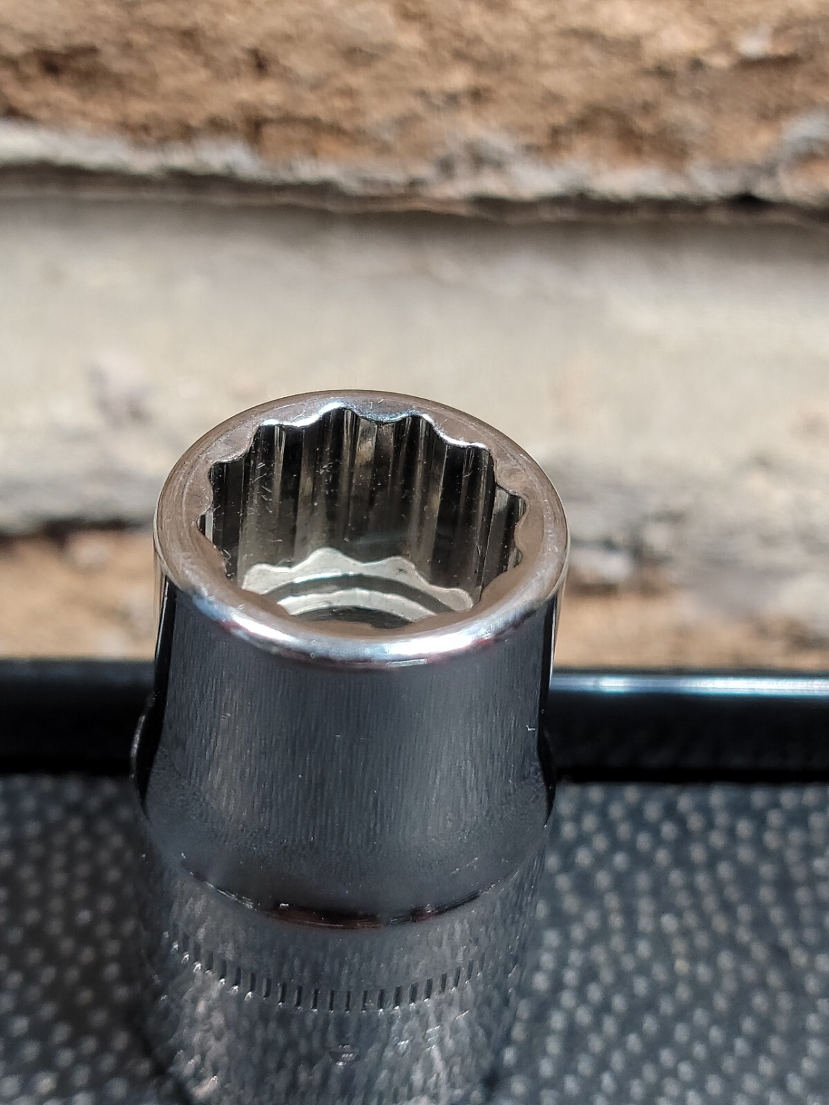 Snap-on Tools SWM141A 14mm 1/2″ Drive Metric 12-Point Shallow Socket Chrome USA