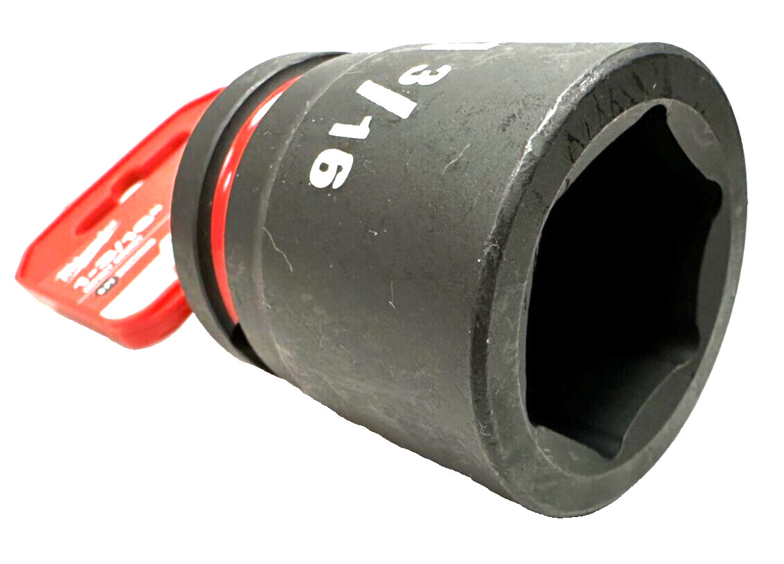 Milwaukee 49-66-6310 3/4″ Drive Standard Length Impact Socket 1-3/16″ 6 Point