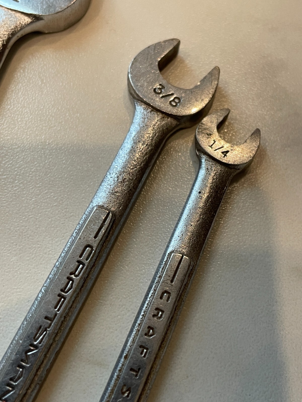 VTG Craftsman SAE OPEN END Wrench Set 6 Piece Set 44475 TAPPET 19/32 V SERIES VV