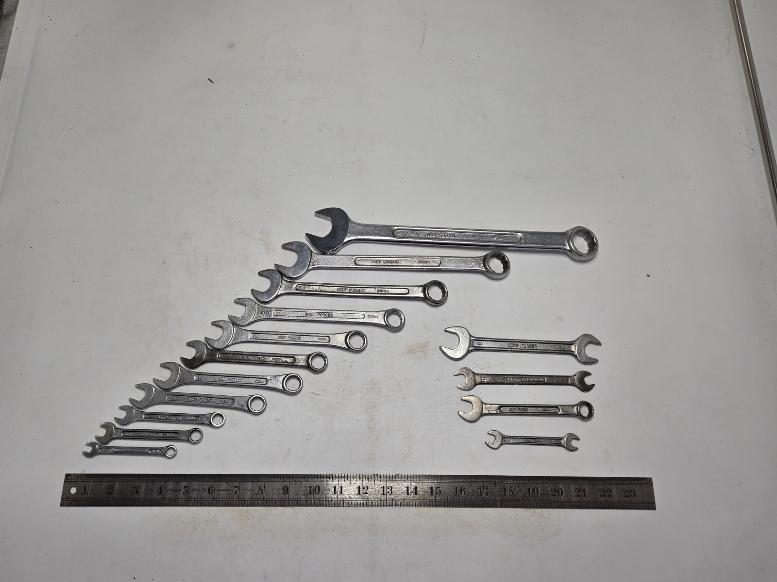 Gedore SAE & Metric Combination & Double Wrench Lot of 15 * Made In India *