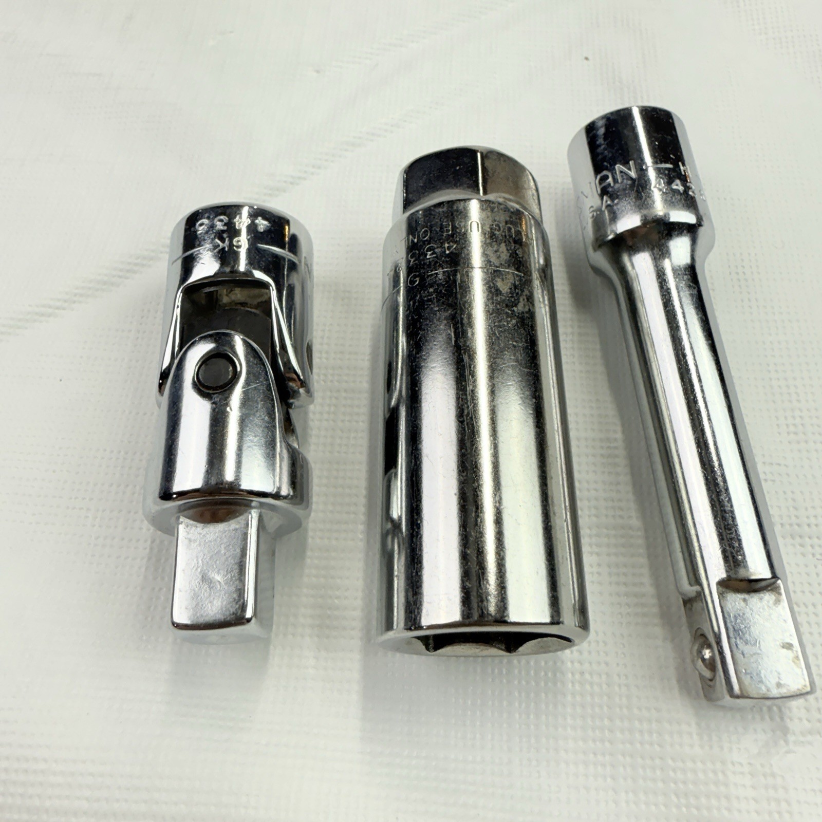 VTG Craftsman USA Lot Swivel Socket Adapter, Socket, Extension Bar 3/8″, 5/8″