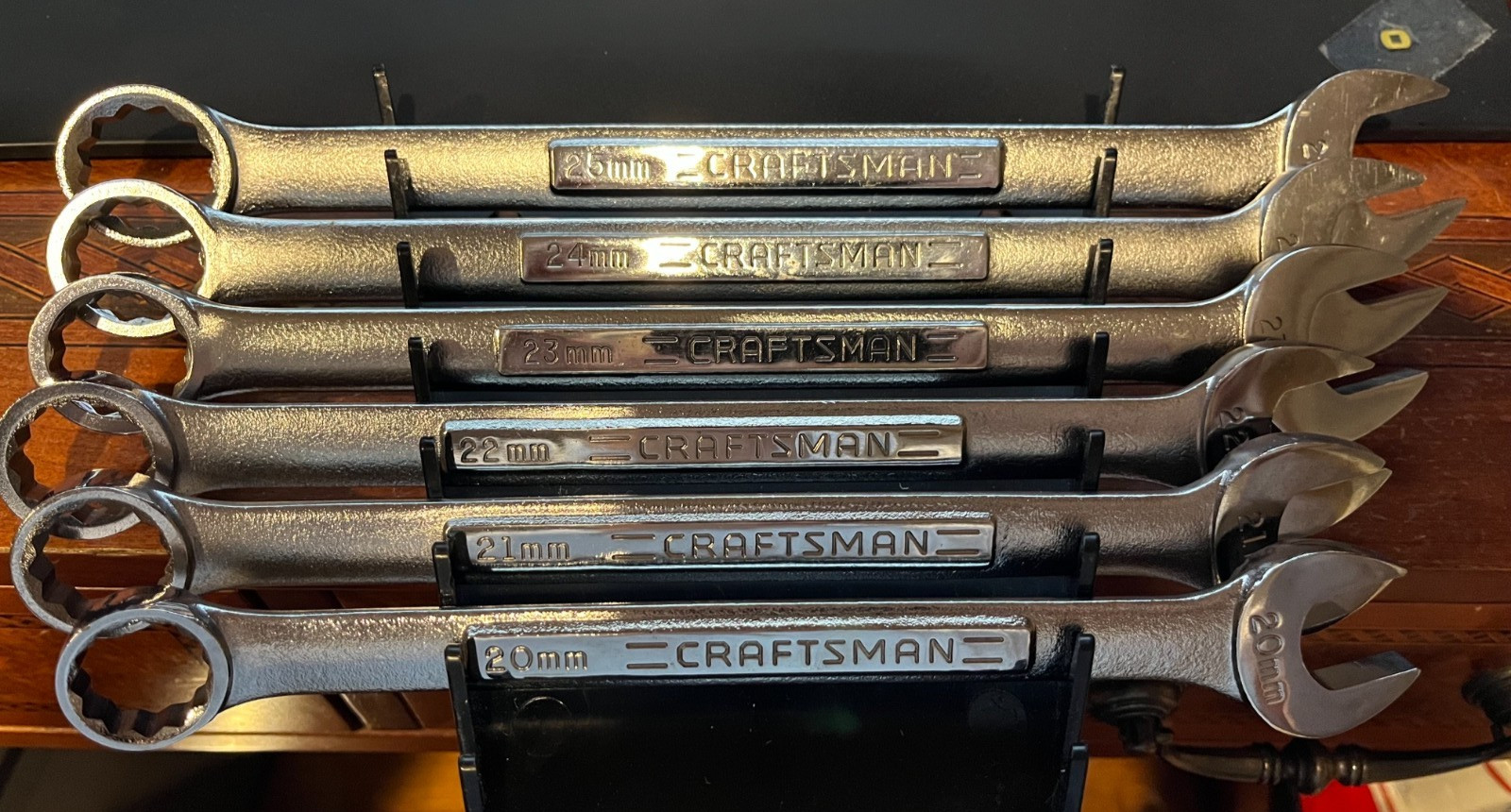 Craftsman Tools USA 6pc VVA 20mm-25mm Large Metric (Rare) Combination Wrench Set