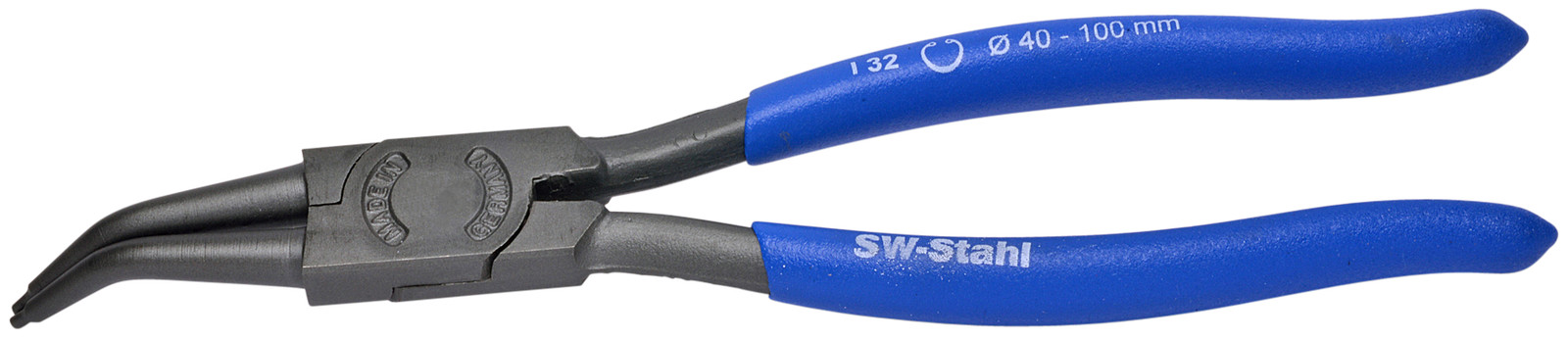 SW Steel 41310L Fuse Ring Pliers Curved Blast Ring Pliers 220mm Interior Pliers