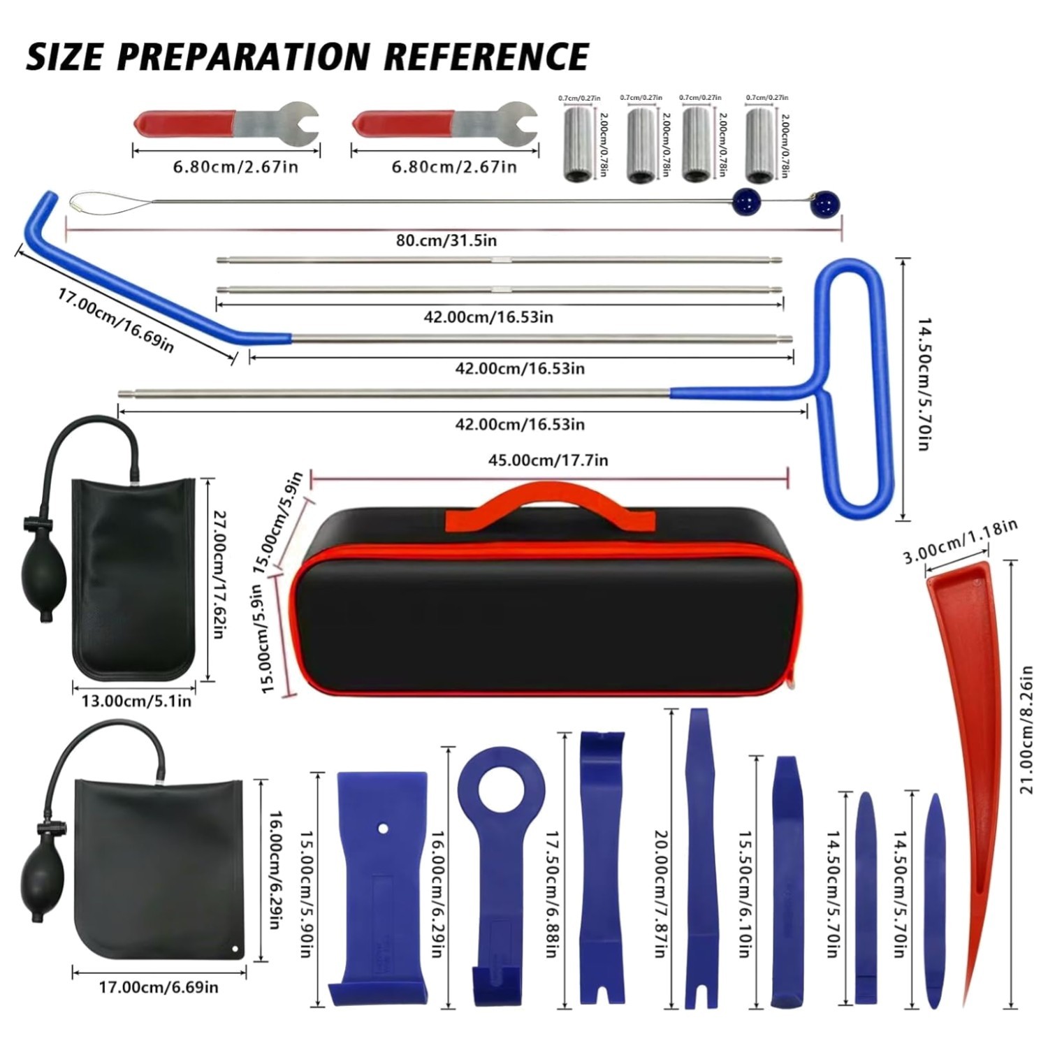 22-Piece Auto Repair Tool Kit with Carry Bag