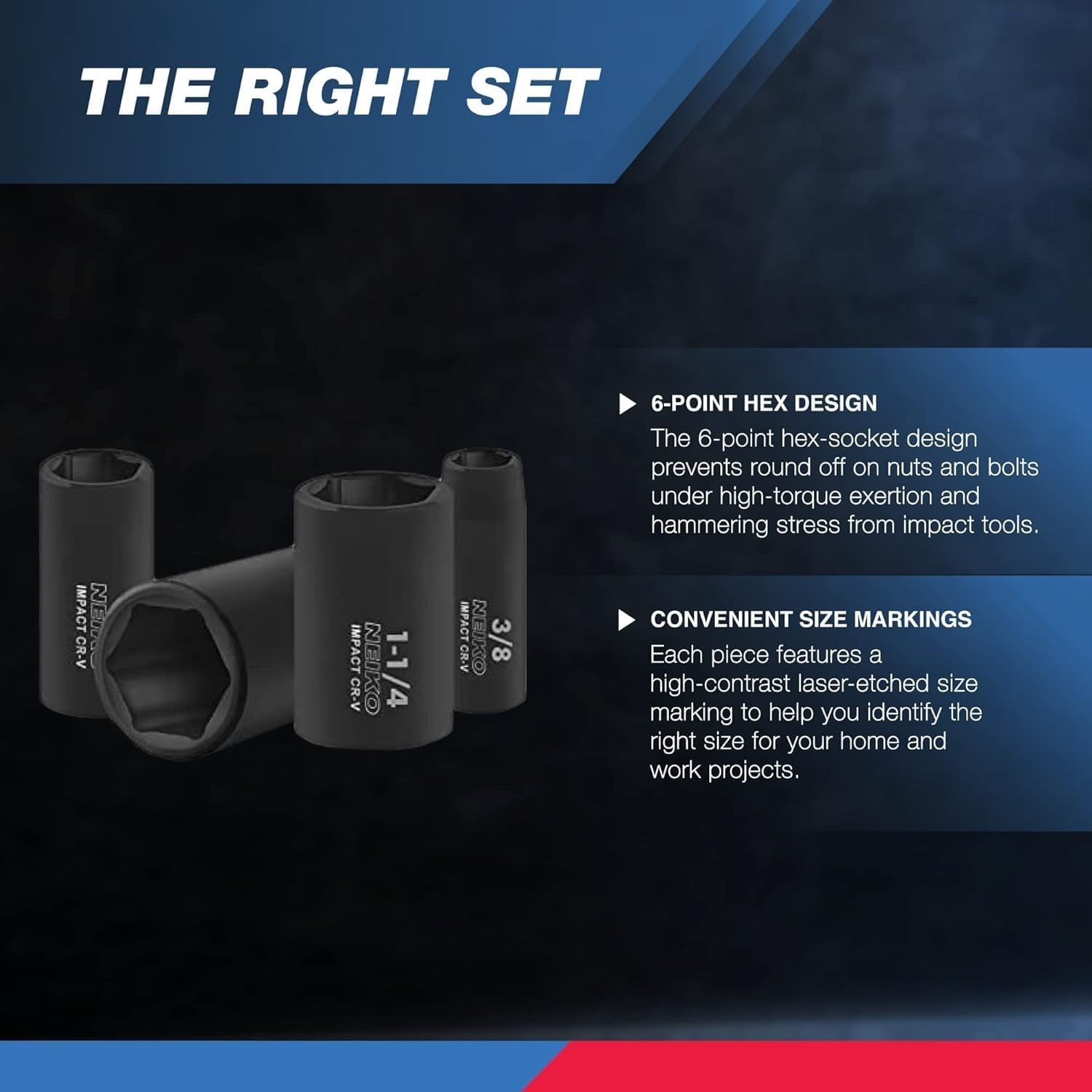 Heavy Duty Impact Socket Set