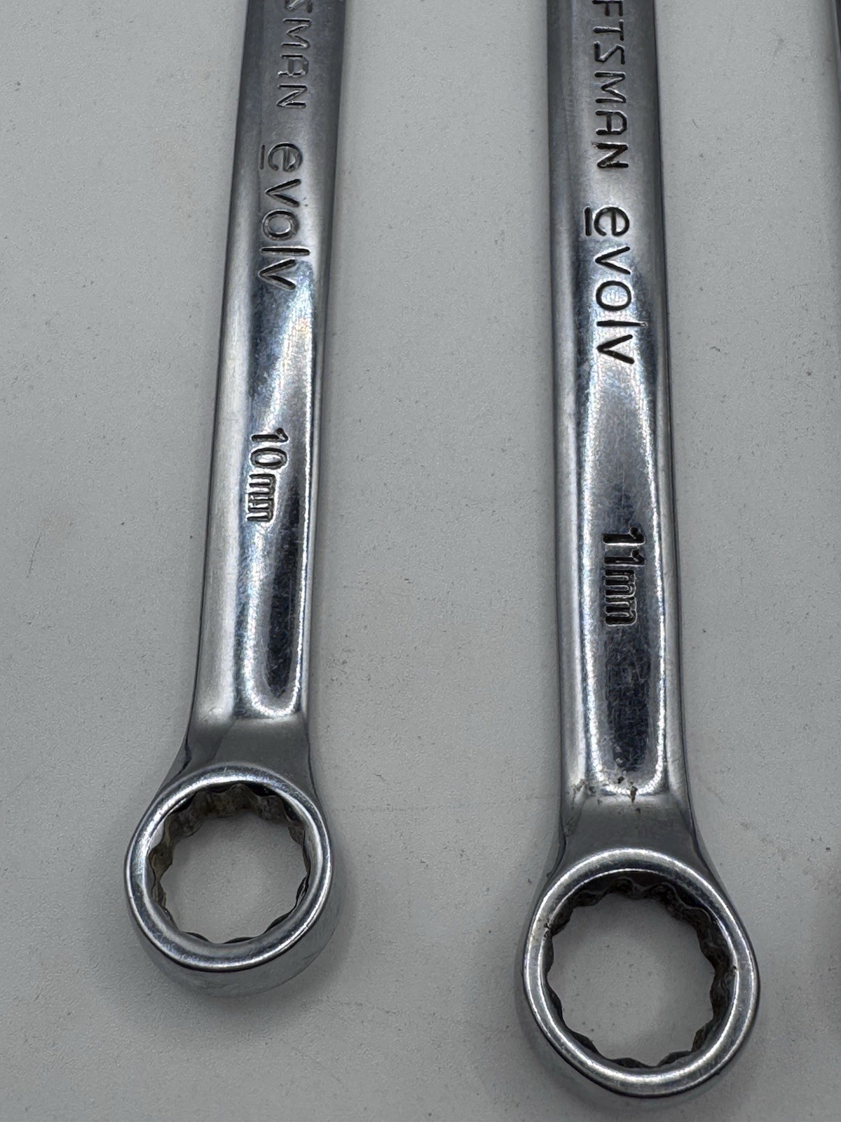 Craftsman Evolv Metric Combination Wrench Lot 10 11 12 13 15mm 5 Pc Set