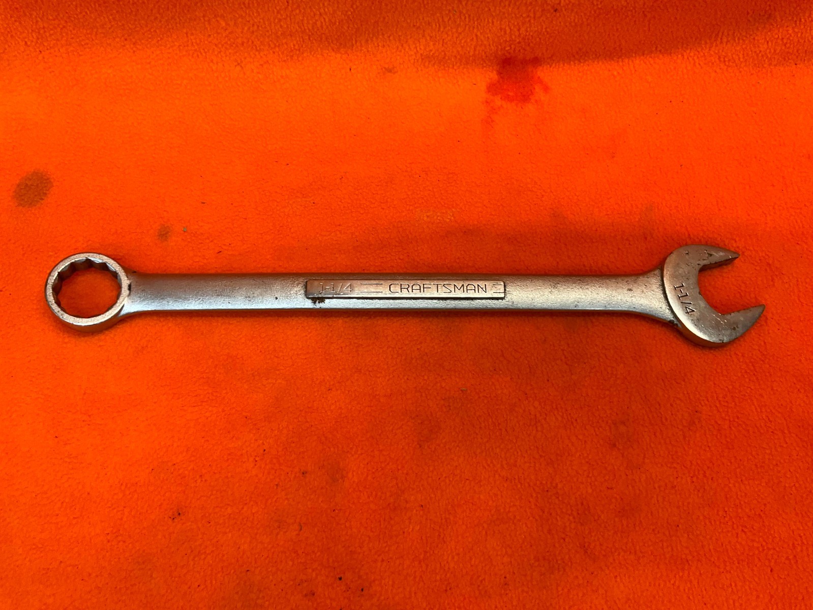 Craftsman Tools V-44708 1-1/4″ SAE 12 Point Combination Wrench OEM
