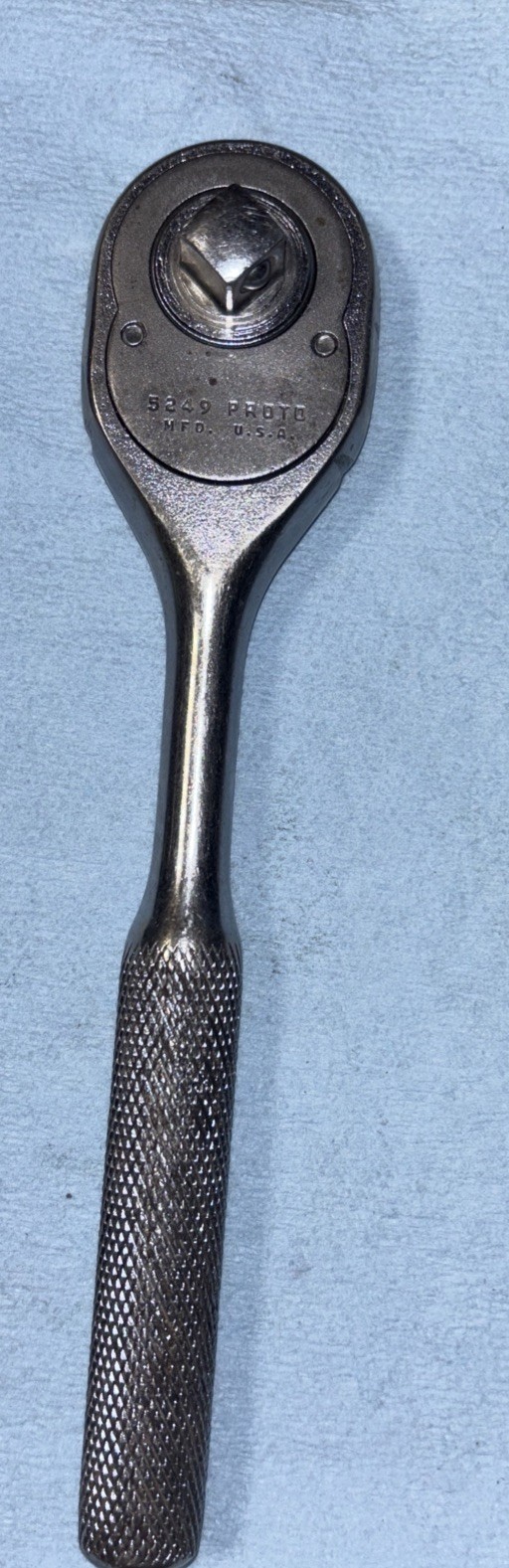 Vintage Proto USA 5249 3/8″-Drive Pear Head Ratchet, 7″