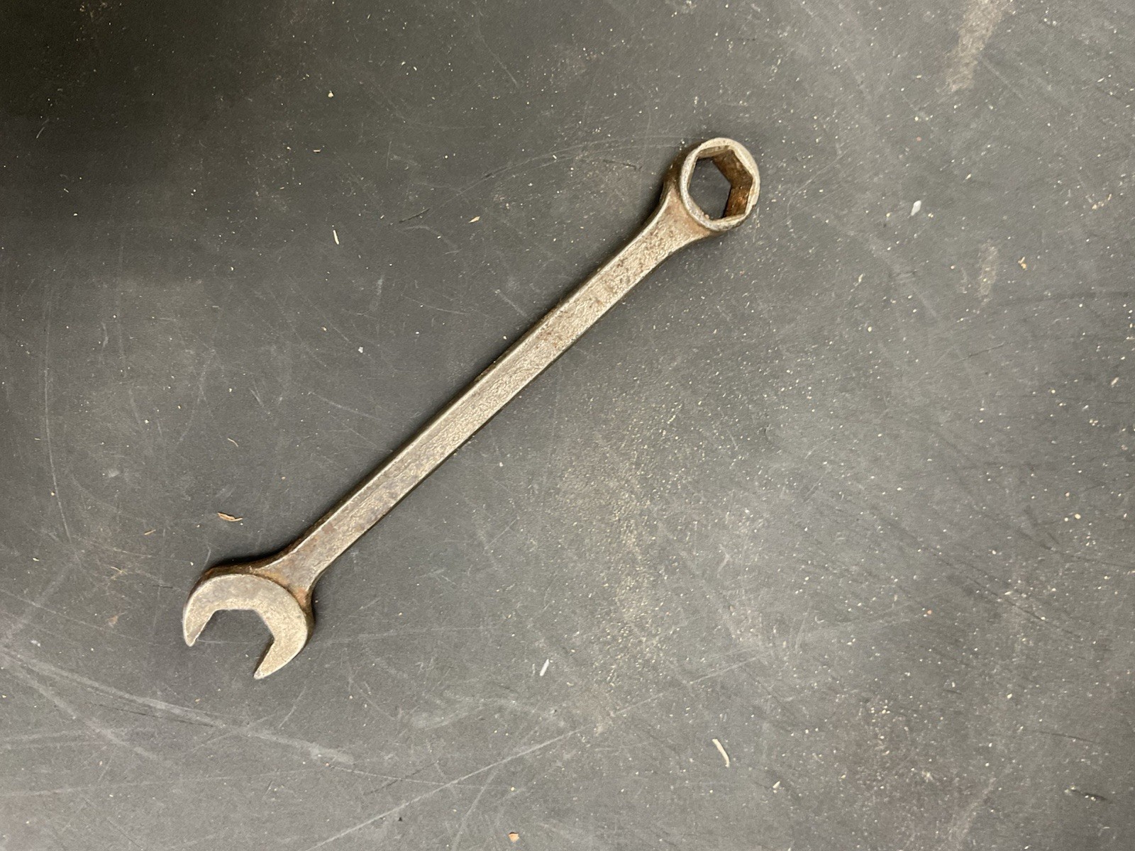 Vintage Mac Tools CH14 5″ long SAE 7/16″ 6 point combination wrench
