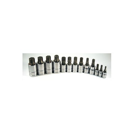 Atd Tools 13780 13 Pc. 6 Lobe Polydrive Bit Socket Set