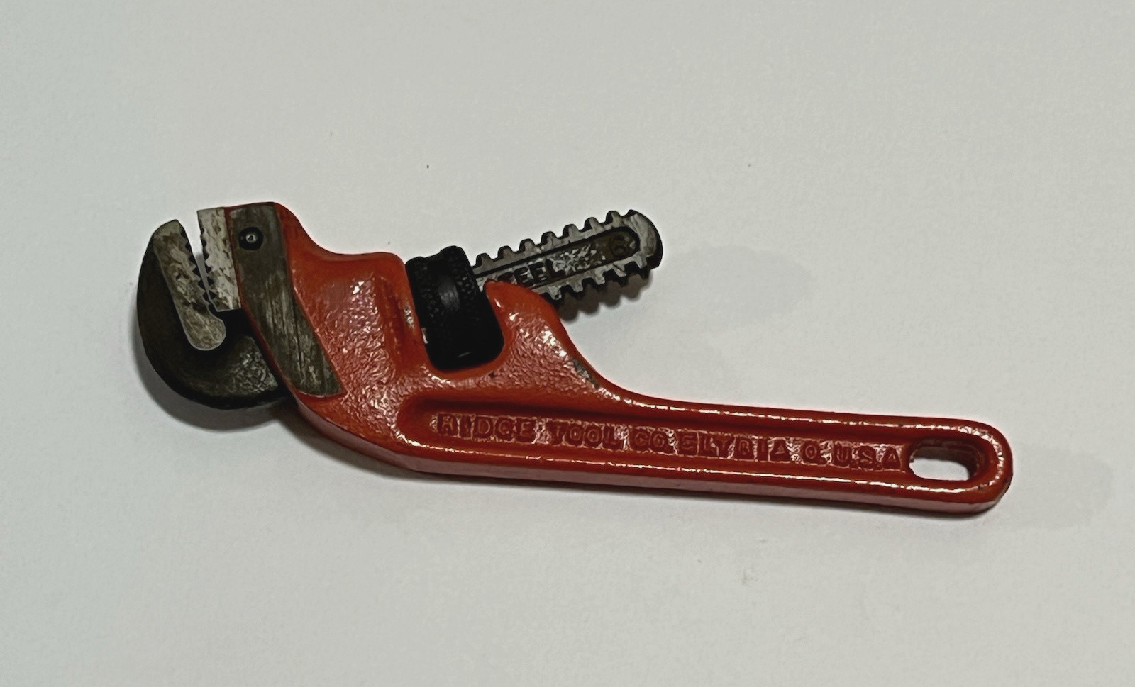 RIDGID E6 Ridge Tool Co 6″ Heavy Duty End Pipe Wrench USA NICE