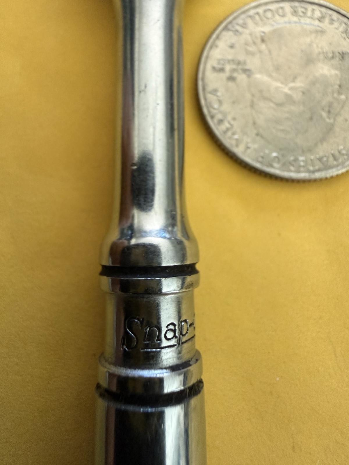 Snap On 1/4″ Ratchet TM 70 B and 5/16” Socket TMD 10. Nice Tool w/Chrome. USA