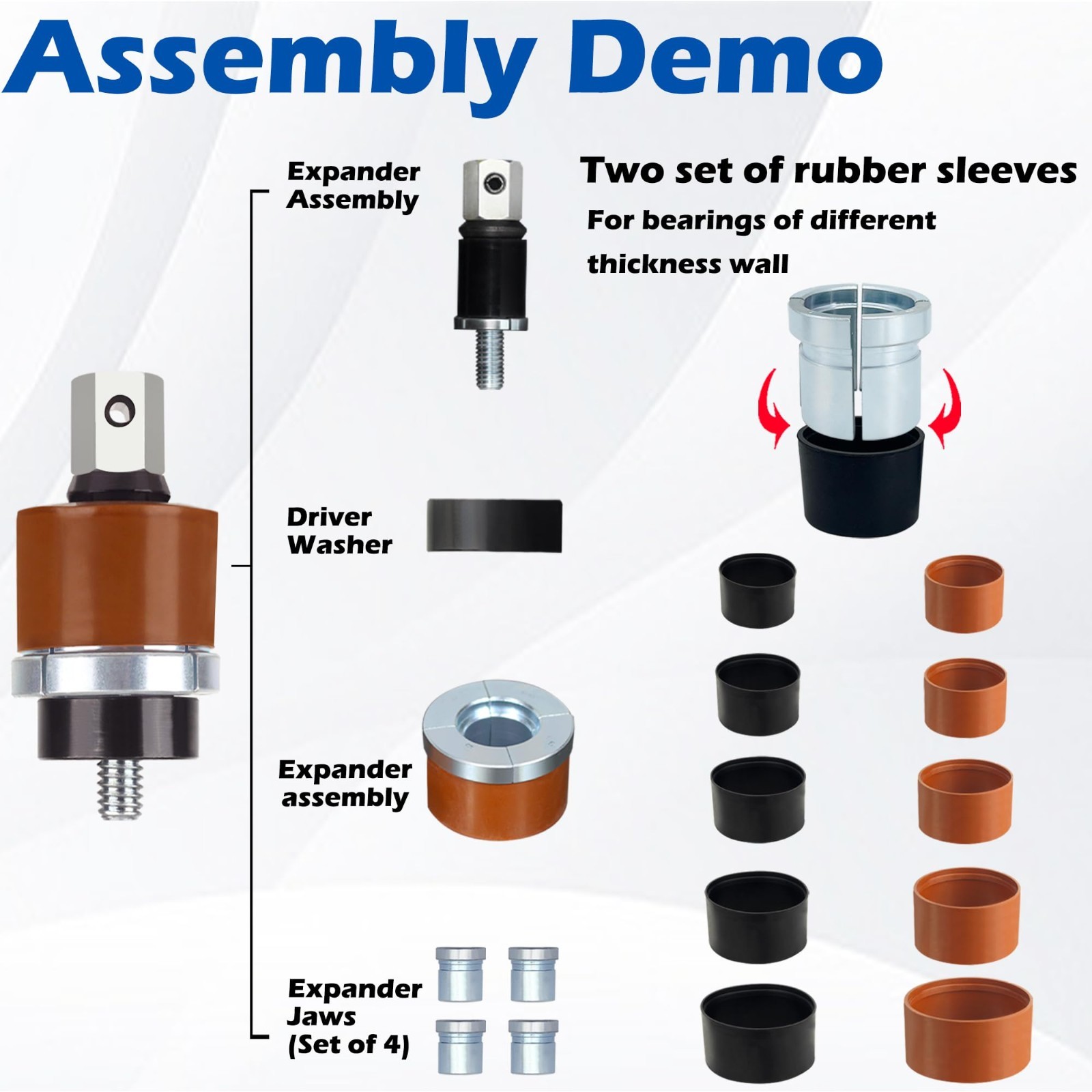 Engine Cam Bearing Install & Removal Tool Kit for Chevy LS & Most Vehicles
