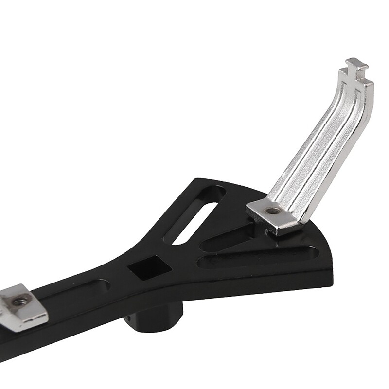 Fuel Pump Remover Tank Lock Ring Tool Adjustable 5.5in-7in Car Accessories Black
