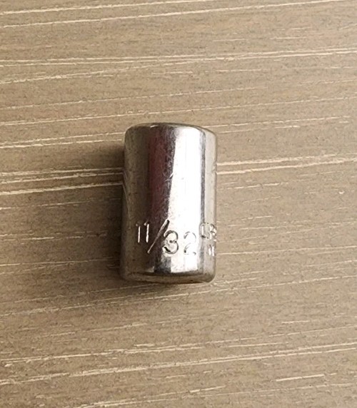 Craftsman USA 11/32″ Socket 6 Point 1/4″ Drive (No Catalog Series Stamp)