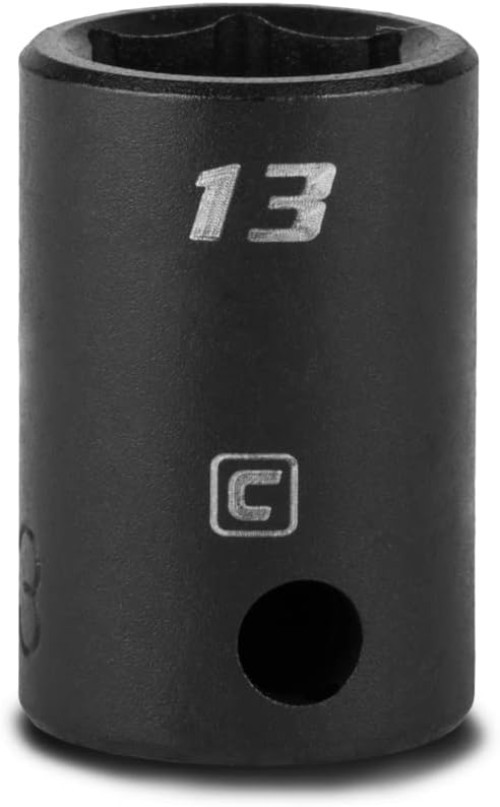 13 mm Impact Socket, 3/8-Inch Drive, 6-Point, Metric