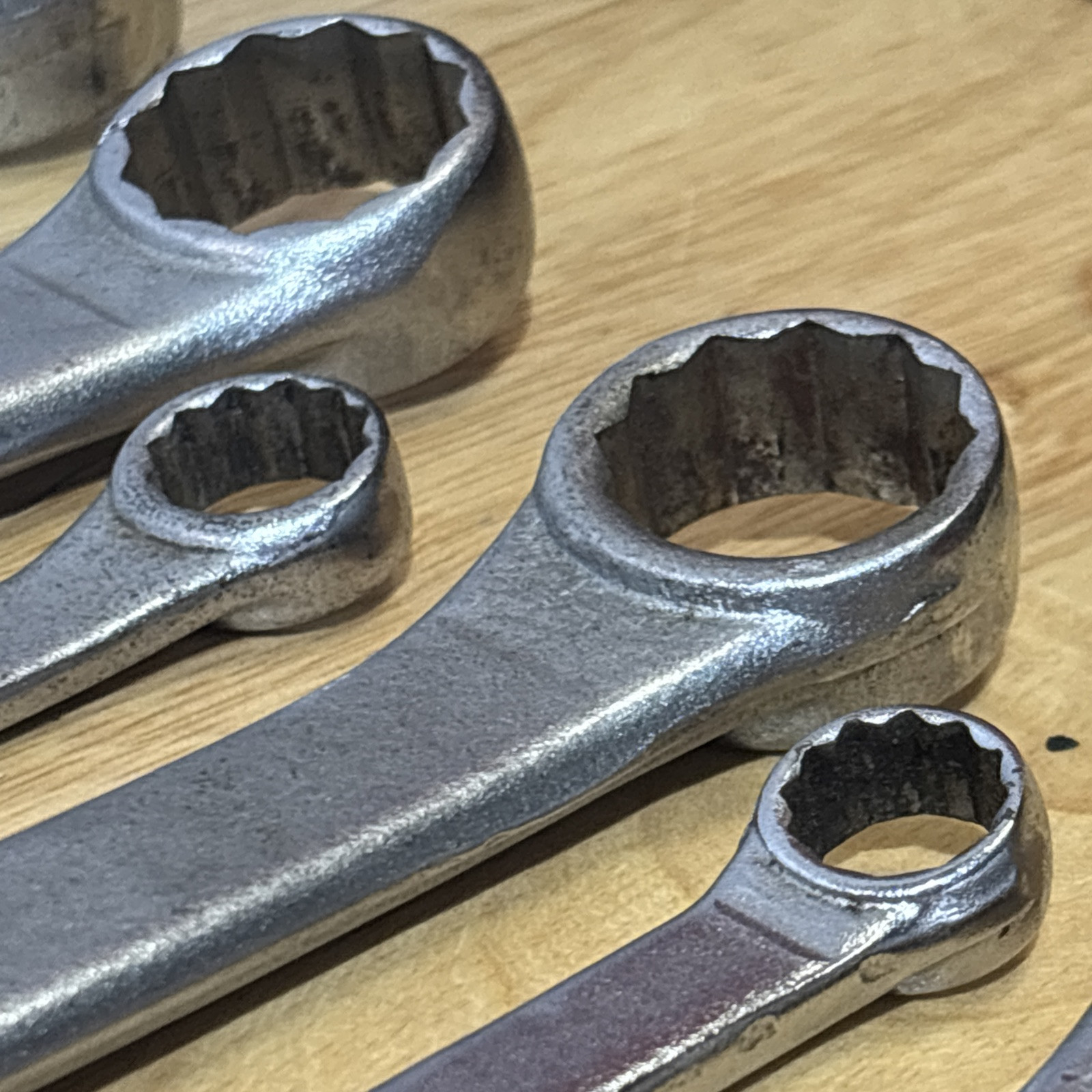 Dayton SAE Combination Wrench Set 12 Point 3/8″ to 1″ Vtg USA