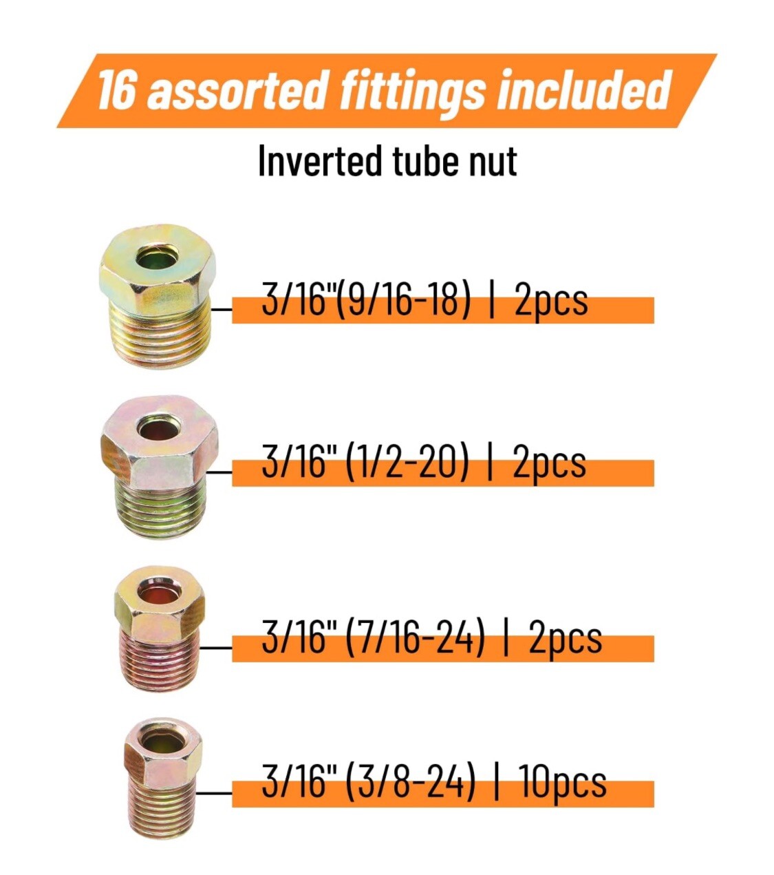RACEWILL 25 ft 3/16 Copper Coated Brake Line Kit w/ Double & Single Flaring Tool