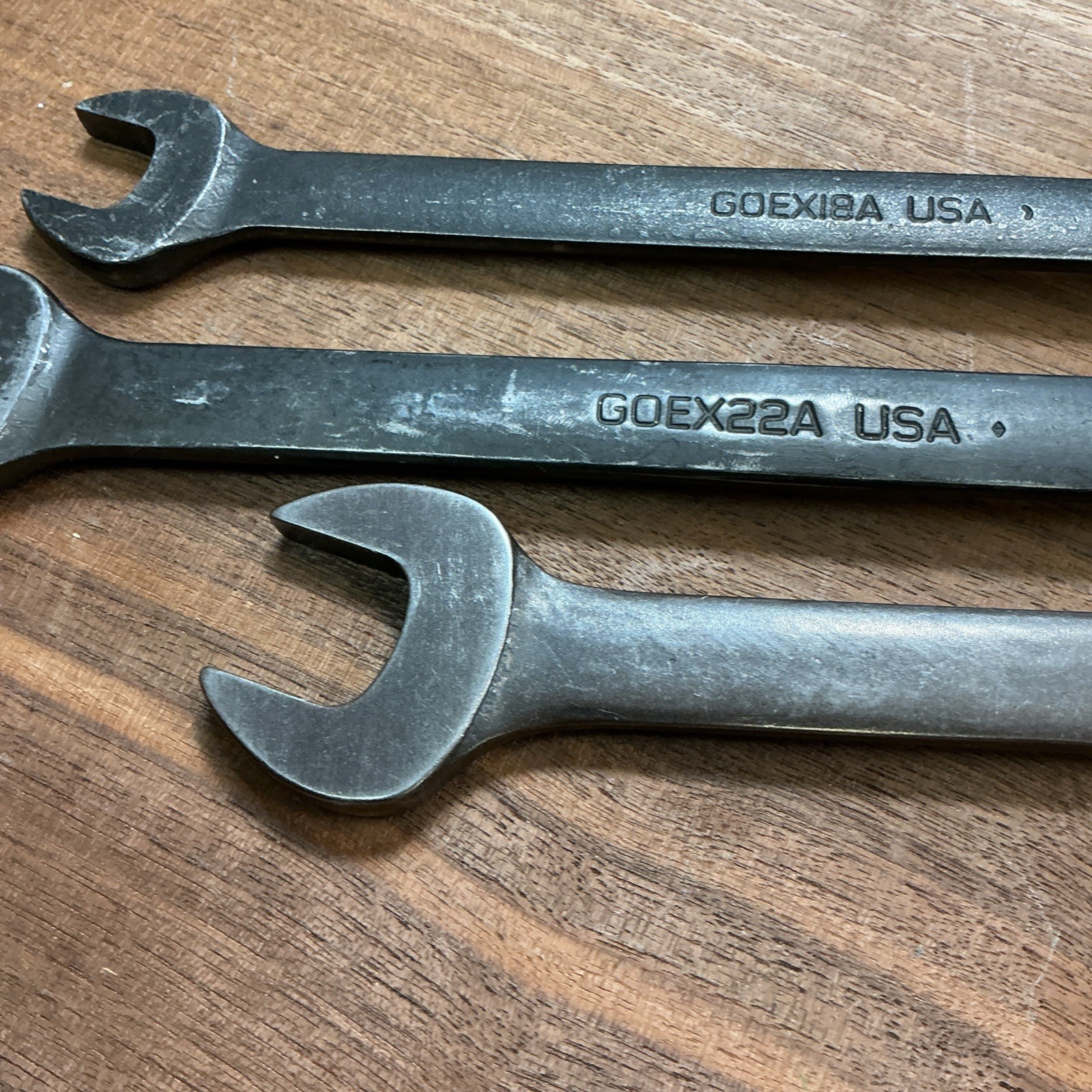 Snap-On USA (GOEX-240 CANADIAN), GOEX22A, GOEX18A, Wrench Set OF 3 FREE SHIPPING