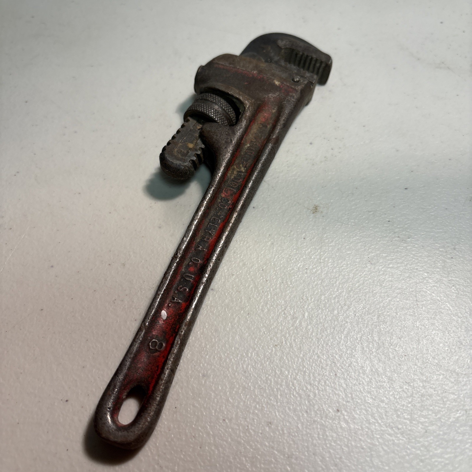 RIDGID Vintage Ridge Tool Co 8″ Heavy Duty Straight Pipe Wrench USA