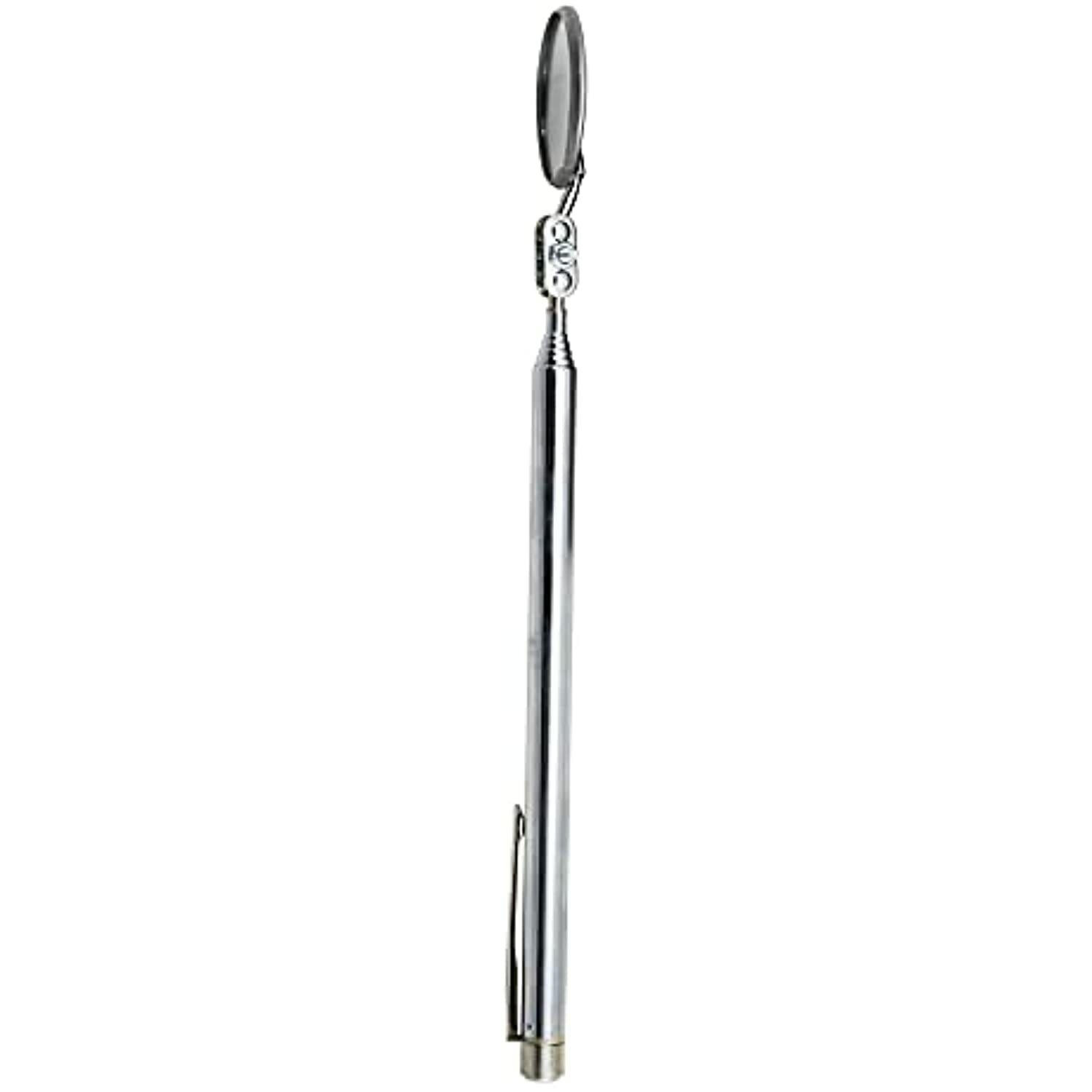 Ullman HTC-2FL Flexible Inspection Mirror, 2-1/4″ Diameter, 32″ Extended Handle