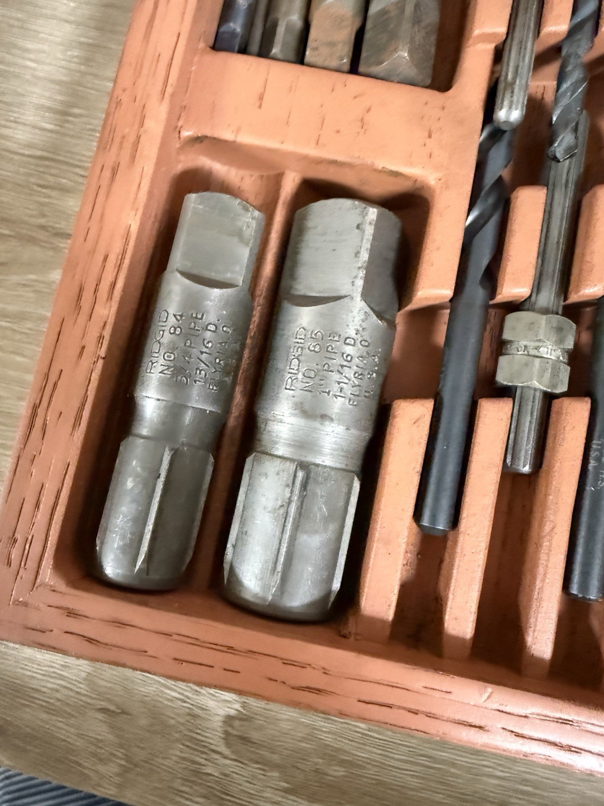 Blue Point Ridgid Tools USA Screw And Pipe Extractor Set E1025 Vintage
