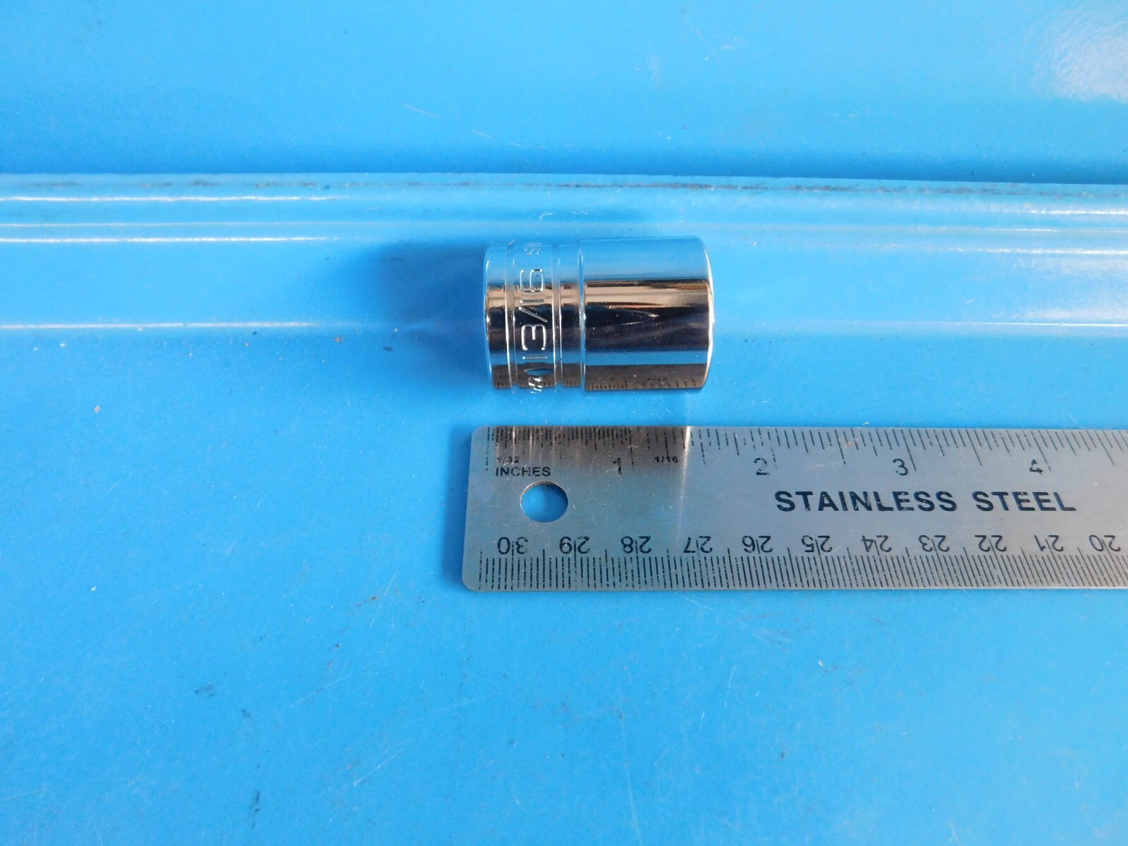 USED, SNAP ON TOOLS «13/16 IN.» 1/2 IN. DR.SHORT 12 PT. SOCKET, PART #SW261