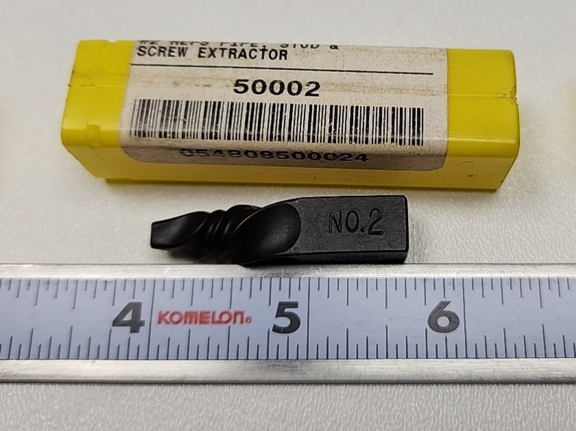 Walton Pipe Stud And Screw Extractors 3 Piece Set Reps #1, #2, #3 New Old Stock